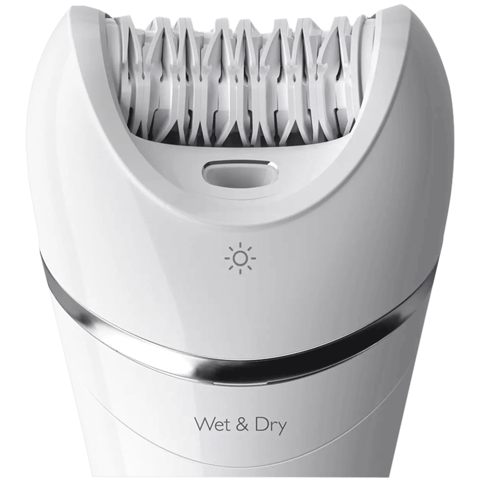 PHILIPS Series 8000 Rechargeable Cordless Wet & Dry Epilator for Legs, Face & Arms with 4 Interchangeable Heads (Double Action Technology, White)_4