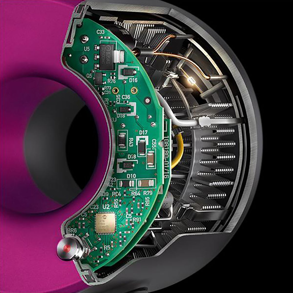 dyson Supersonic Hair Dryer with 4 Heat Settings (Air Multiplier Technology, Fuchsia)_14