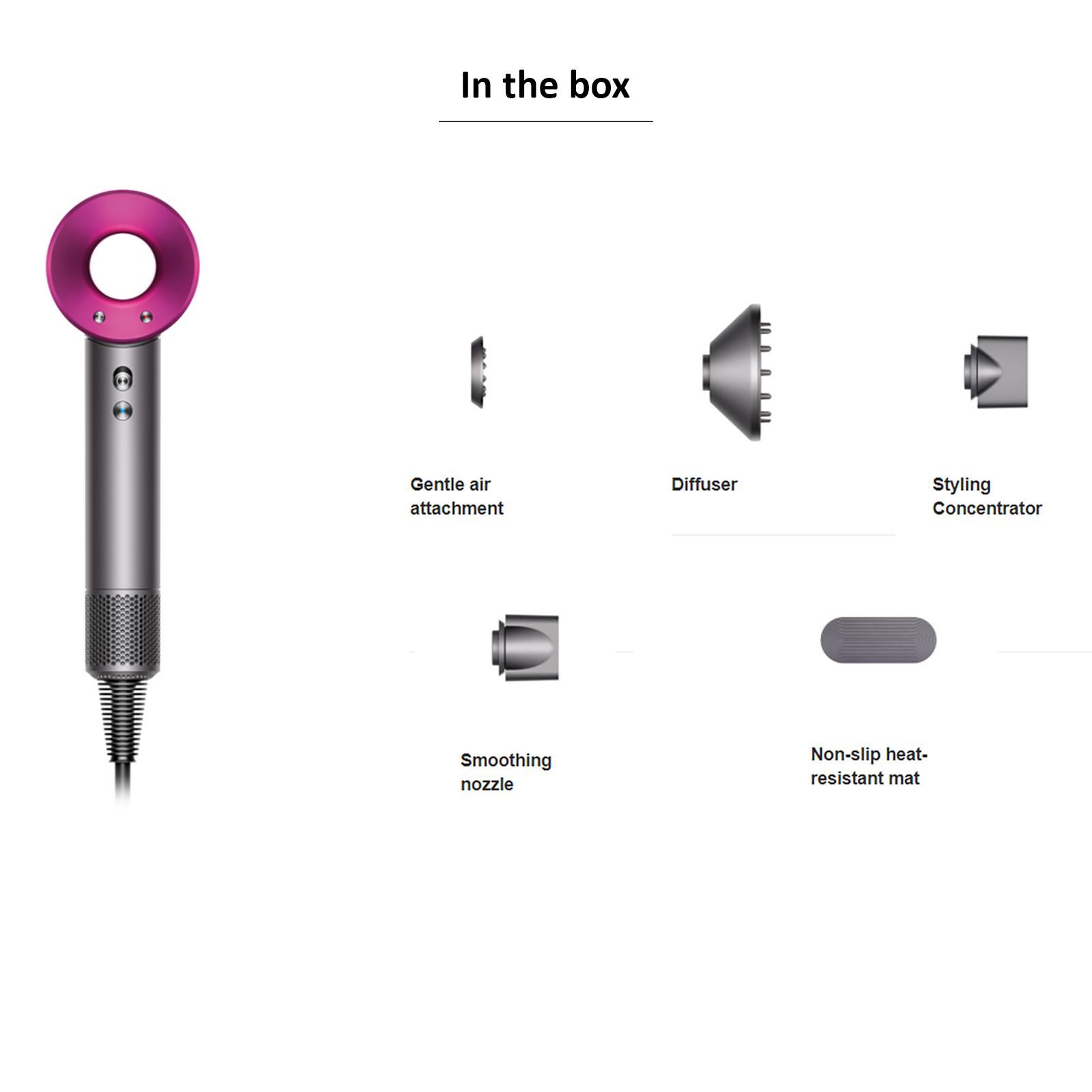 dyson Supersonic Hair Dryer with 4 Heat Settings (Air Multiplier Technology, Fuchsia)_15