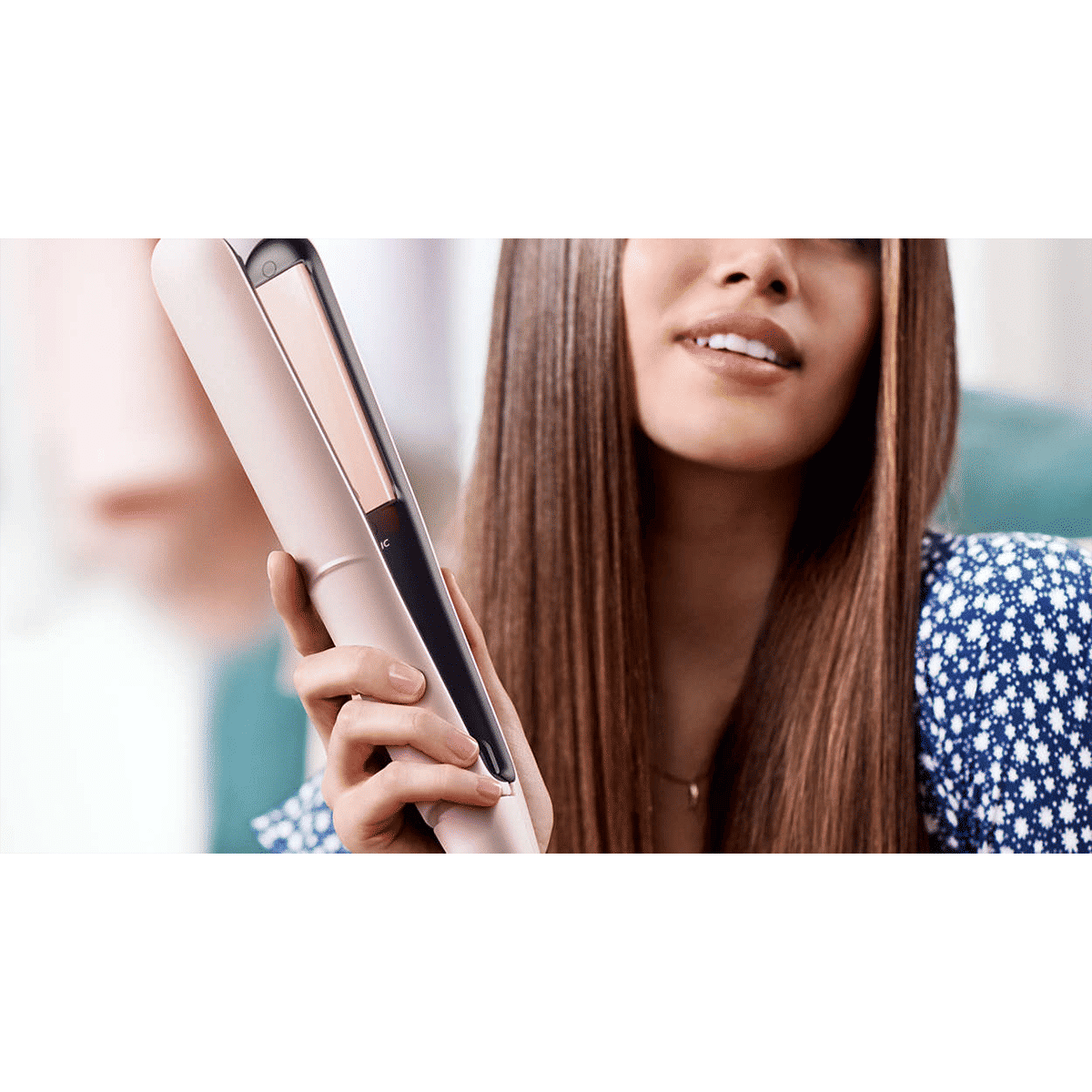 PHILIPS Advanced KeraShine Hair Straightener with Thermo Protect Technology (Ceramic Plates, Pink & Black)_5