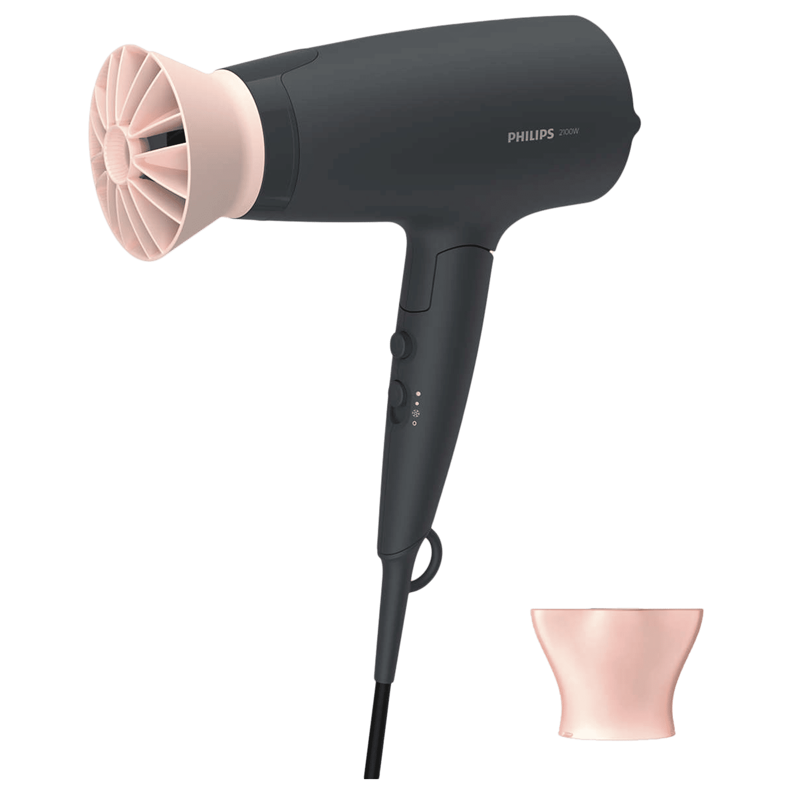 PHILIPS 3000 Series Hair Dryer with 6 Heat Settings & Cool Air Function (Ionic Technology, Pink & Black)_1