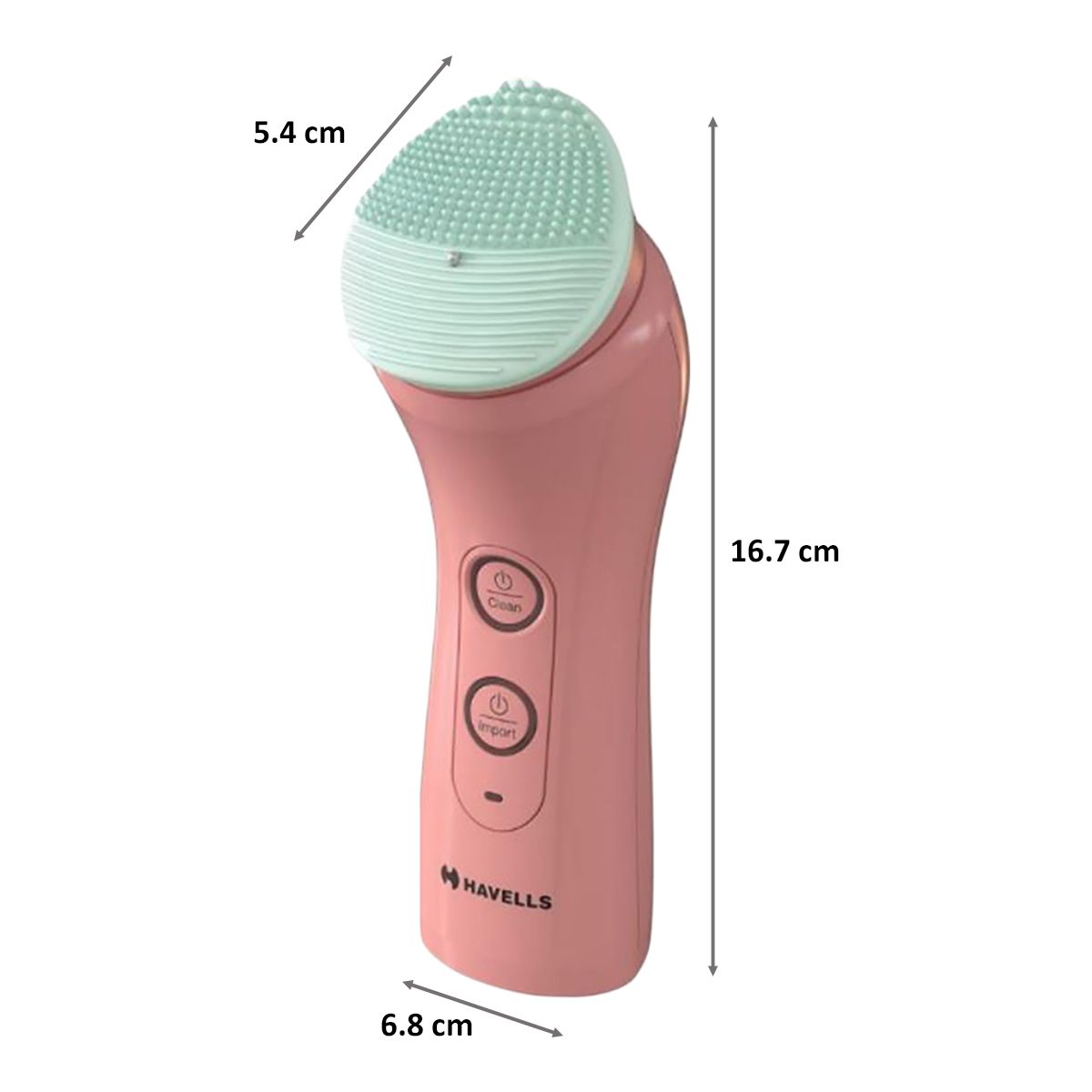 HAVELLS Skin Care Cordless 2-in-1 Facial Cleanser (6 Operation Modes, SC5070, Pink) HAVELLS Skin Care Cordless 2-in-1 Facial Cleanser (6 Operation Modes, SC5070, Pink)_2
