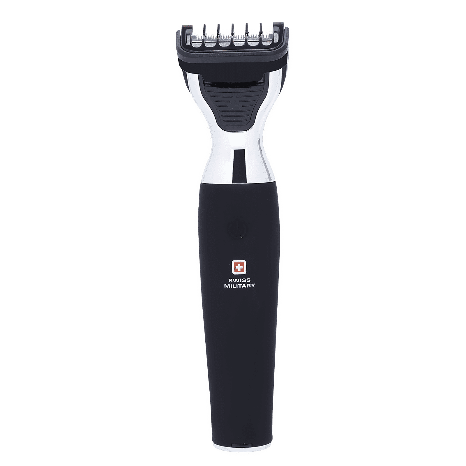 SWISS MILITARY DT-500 Cordless Wet & Dry Trimmer for Beard & Moustache with 20 Length Settings for Men (60mins Runtime, Fast Charging, Black)_1