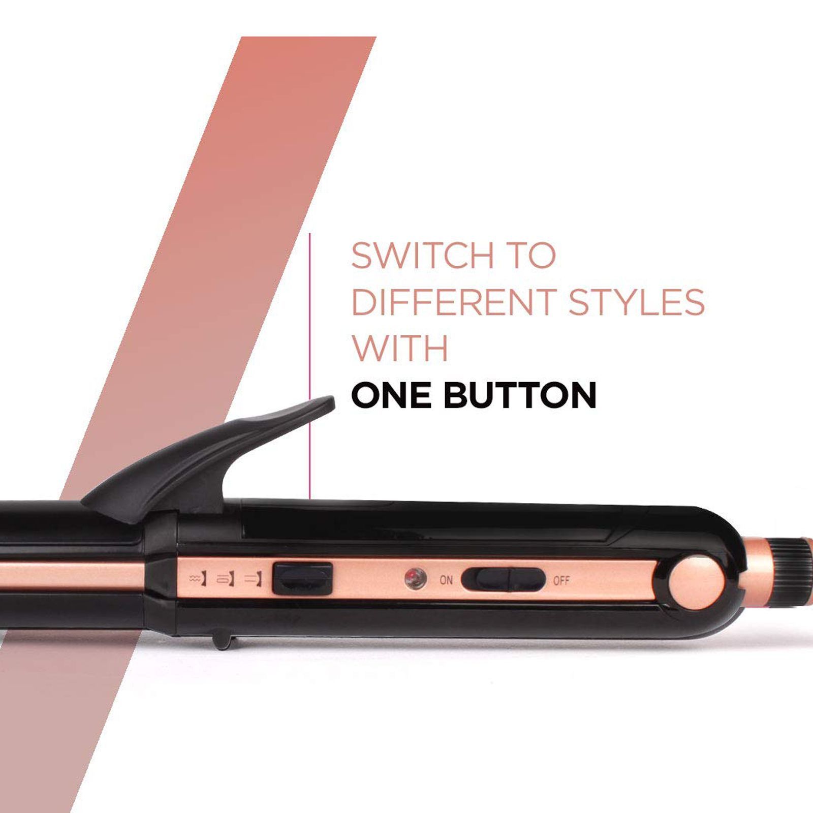 VEGA Keratin 3-in-1 Hair Styler with Ceramic Coating Technology (Auto Shut Off, Rose Gold)_8