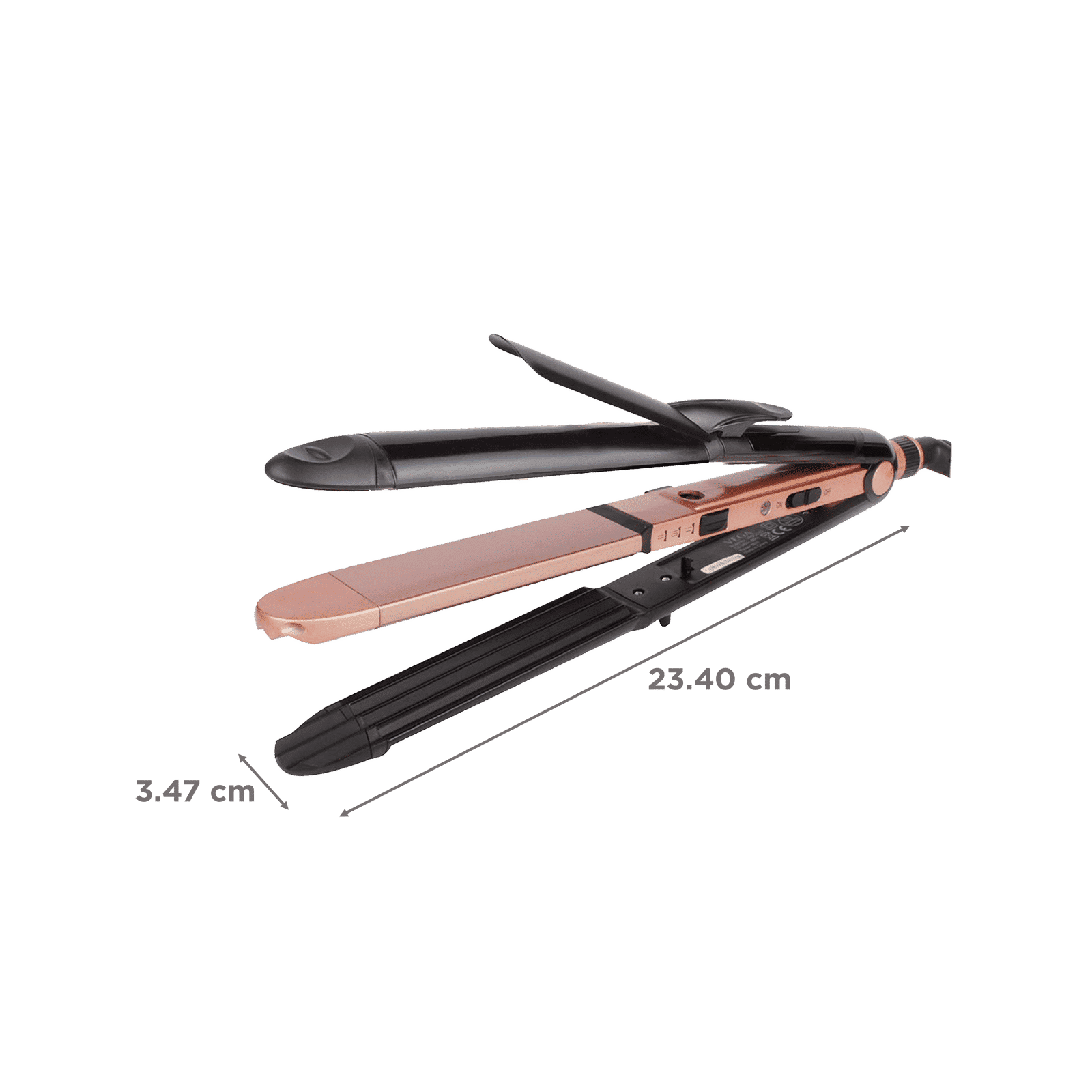 VEGA Keratin 3-in-1 Hair Styler with Ceramic Coating Technology (Auto Shut Off, Rose Gold)_2