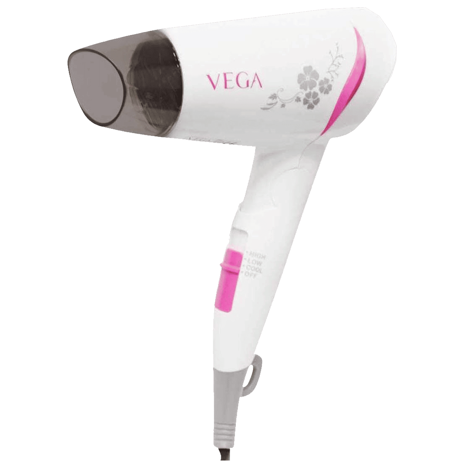 VEGA Go-Style Hair Dryer with 2 Heat Settings (Overheat Protection, White)_1