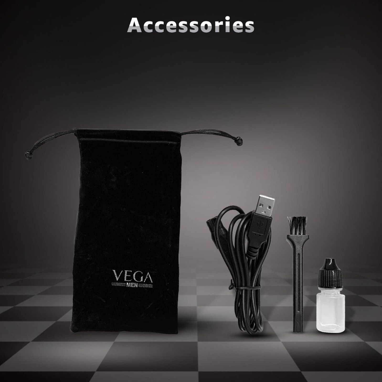 VEGA X2 Rechargeable Corded & Cordless Dry Trimmer for Beard & Moustache with 40 Length Settings for Men (90mins Runtime, IPX7 Waterproof, Black)_6