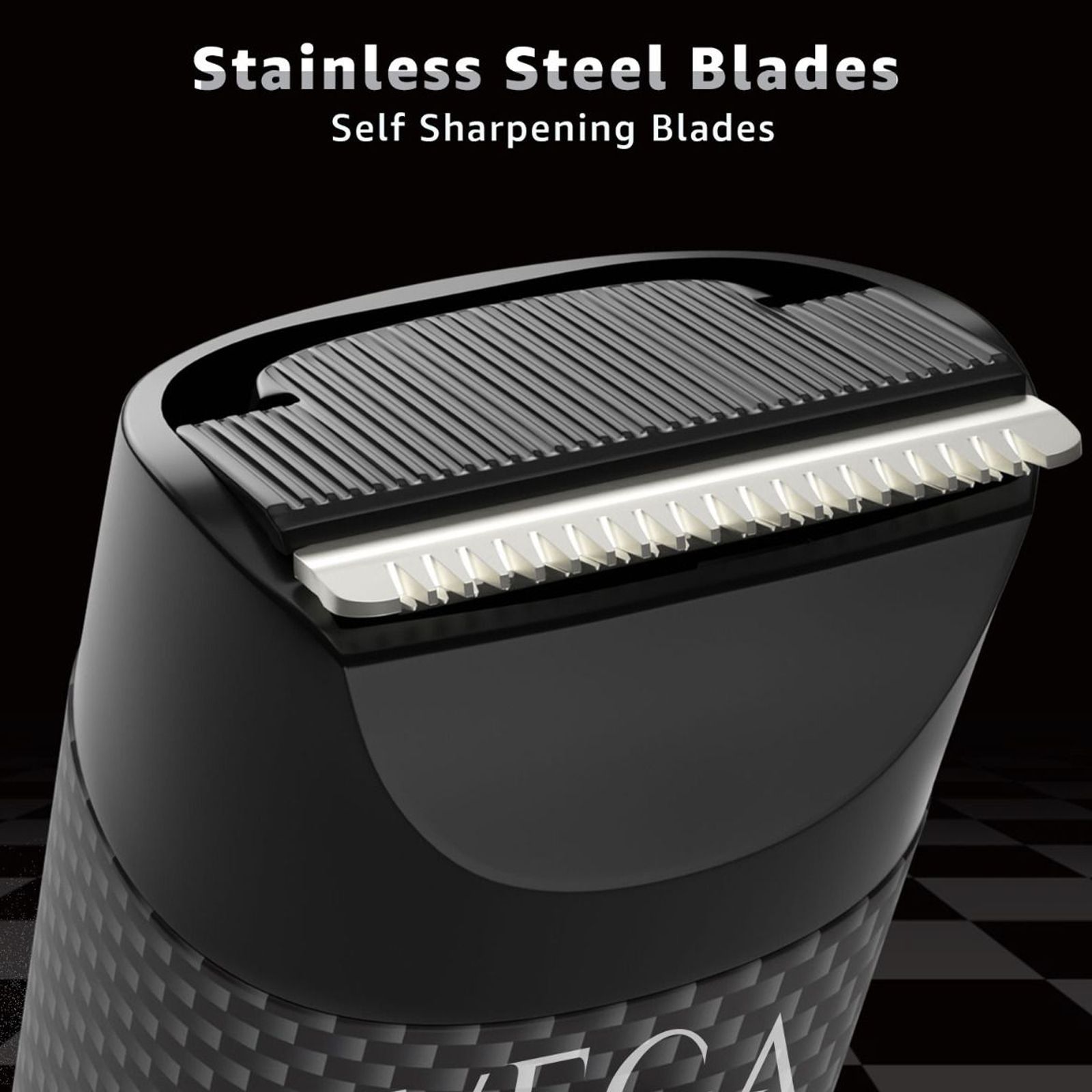 VEGA X2 Rechargeable Corded & Cordless Dry Trimmer for Beard & Moustache with 40 Length Settings for Men (90mins Runtime, IPX7 Waterproof, Black)_8