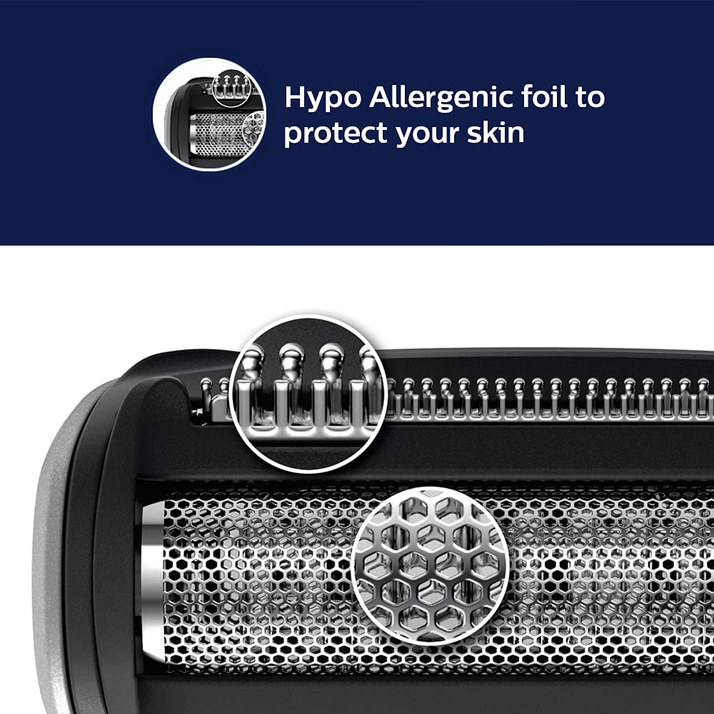 PHILIPS Series 3000 Rechargeable Cordless Body Groomer for Face & Body for Men (40min Runtime, Showerproof, White)_11