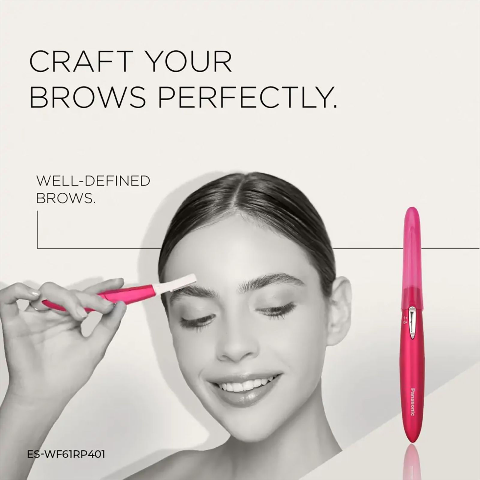 Panasonic ESWF61RP401 Cordless Dry Trimmer for Face for Women (10 Degree Pivot Head, Rouge Pink)_12