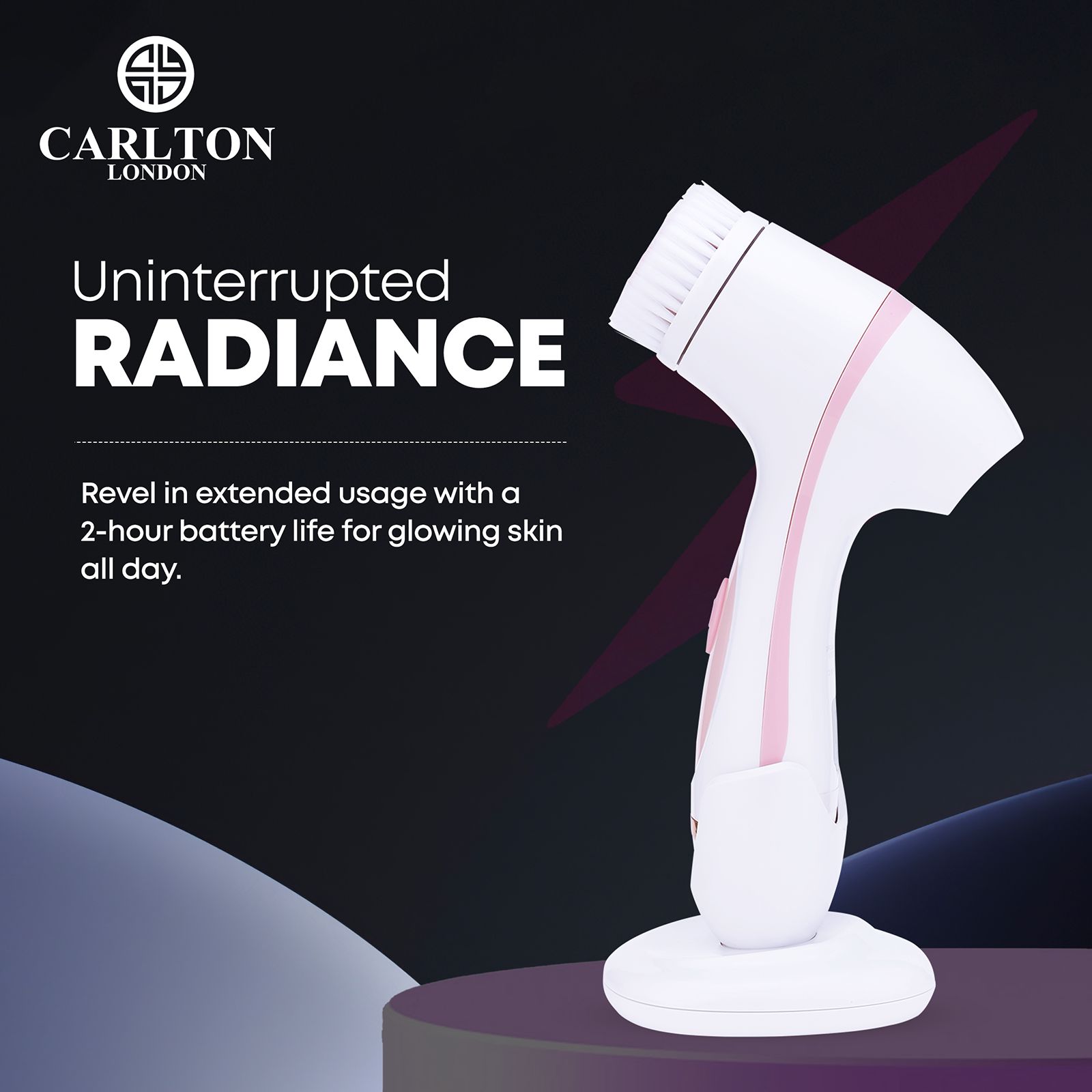 Carlton London Face Cleanser (360 Degree Rotating Head, CLSHCF901SSCFC, White/Pink) Carlton London Face Cleanser (360 Degree Rotating Head, CLSHCF901SSCFC, White/Pink)_13