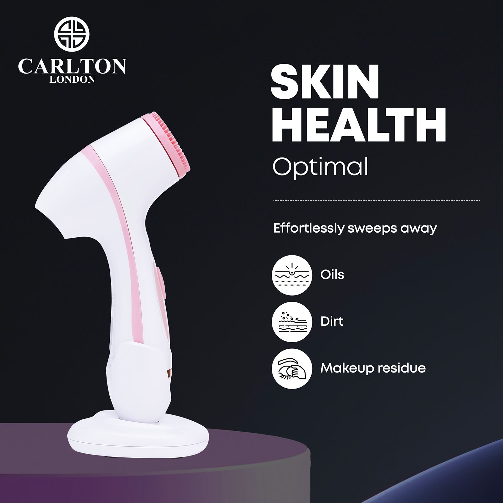 Carlton London Face Cleanser (360 Degree Rotating Head, CLSHCF901SSCFC, White/Pink) Carlton London Face Cleanser (360 Degree Rotating Head, CLSHCF901SSCFC, White/Pink)_14