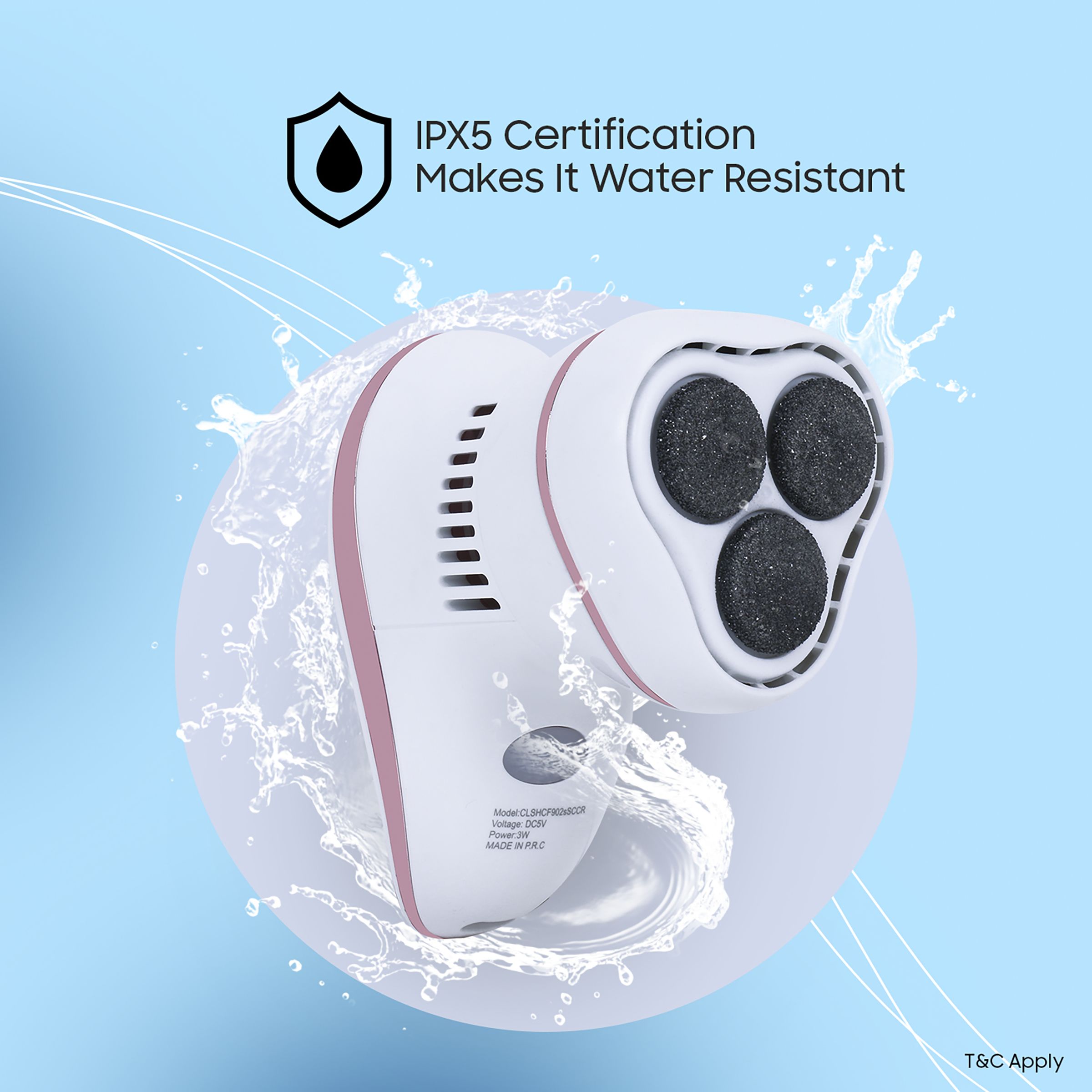 Carlton London Callus Remover (2 Replaceable Heads, CLSHCF902sSCCR, White/Pink)_4