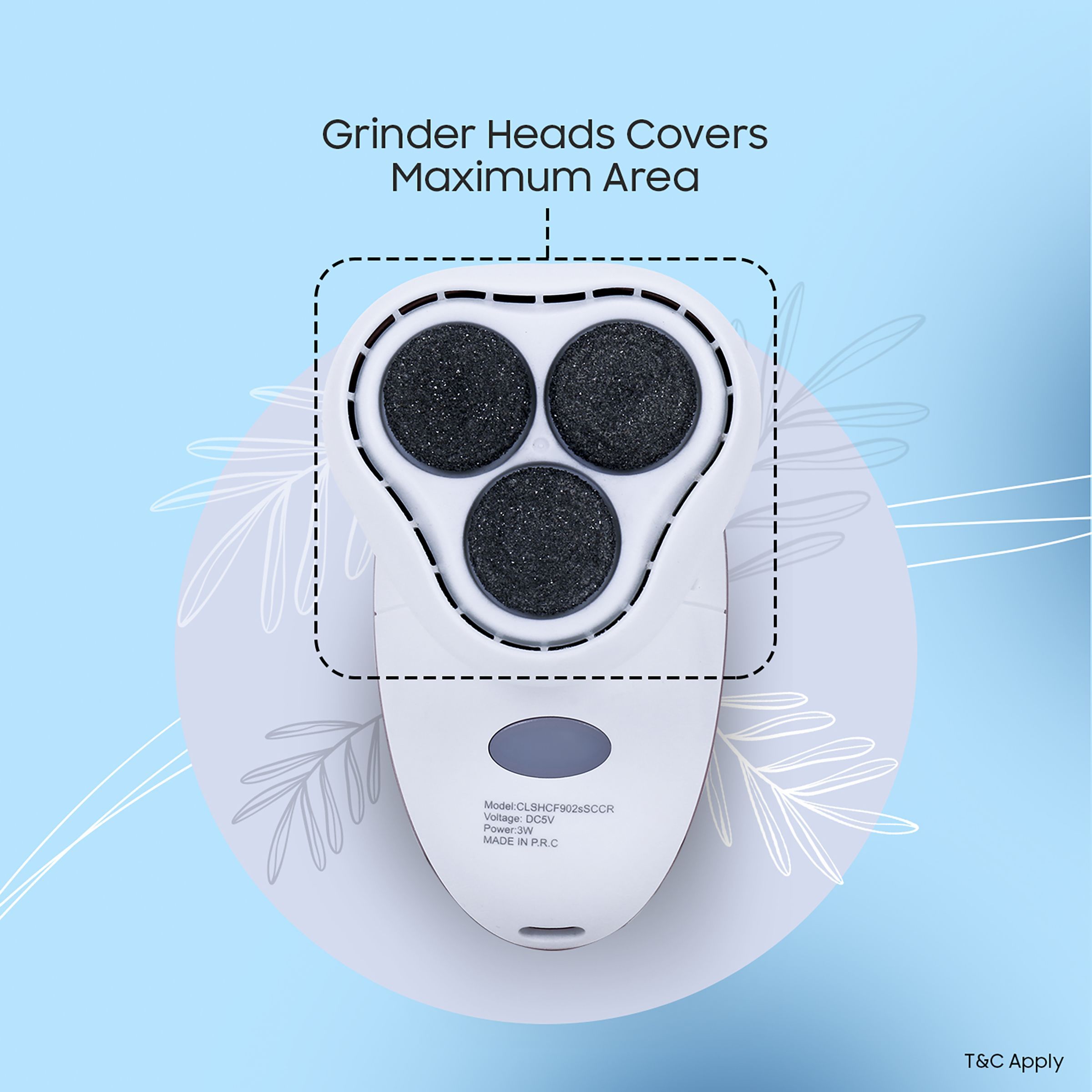 Carlton London Callus Remover (2 Replaceable Heads, CLSHCF902sSCCR, White/Pink)_6