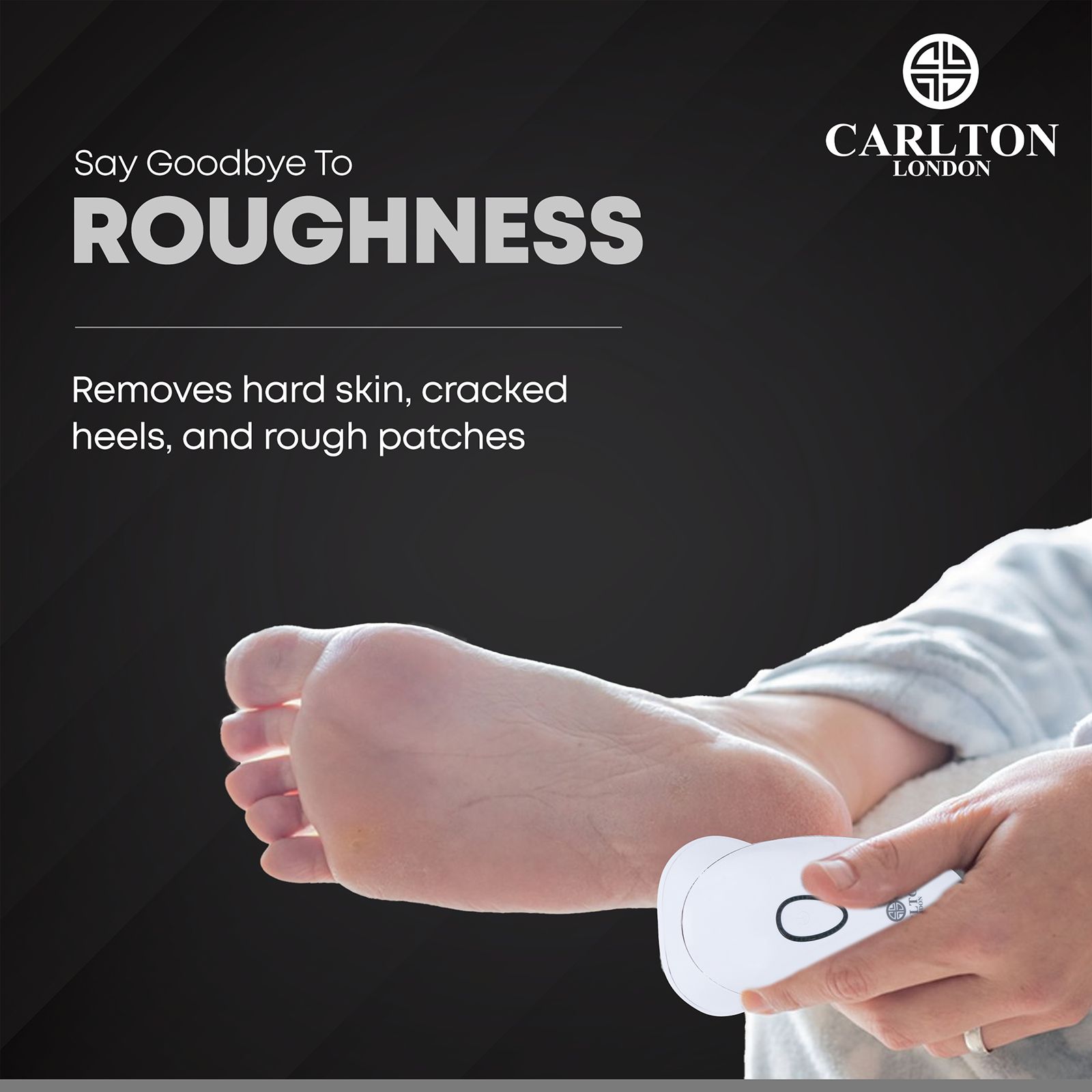 Carlton London Callus Remover (2 Replaceable Heads, CLSHCF902sSCCR, White/Pink)_10