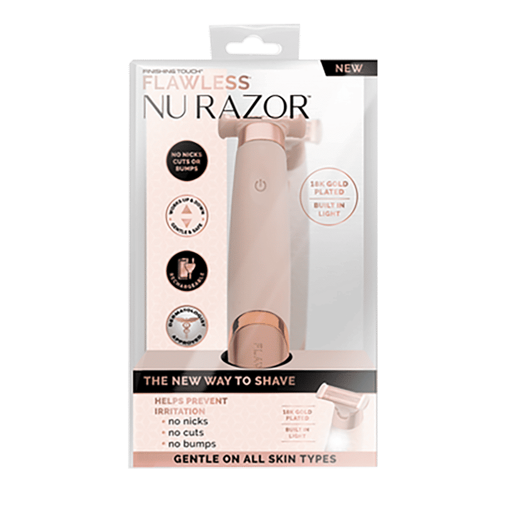FINISHING TOUCH FLAWLESS NU Razor Rechargeable Cordless Electric Shaver for Arms, Legs & Intimate Areas for Women (240min Runtime, German Technology, Rose Gold)_9