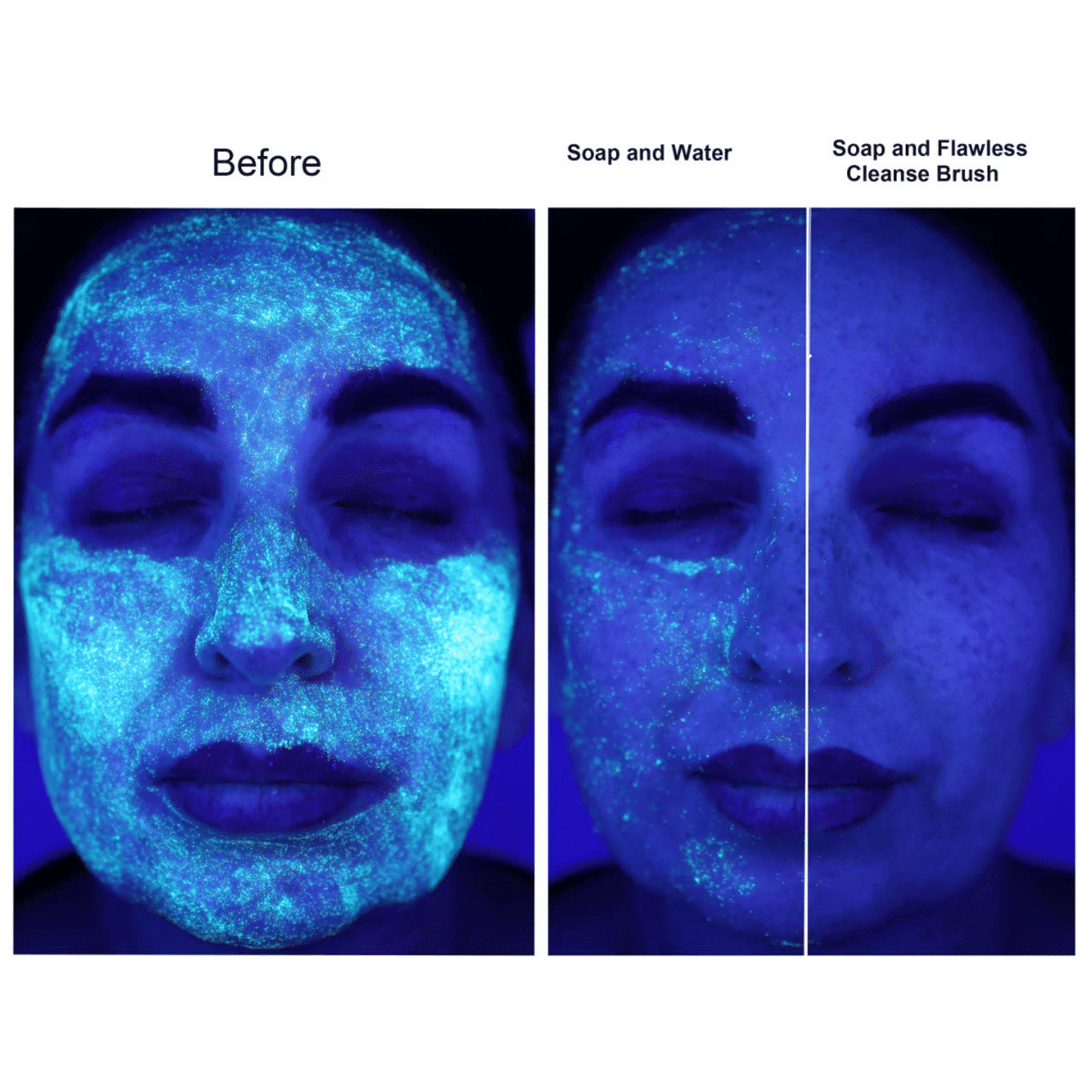 FINISHING TOUCH FLAWLESS Cleansing Device (Water Proof, Cleanse, Pink)_3