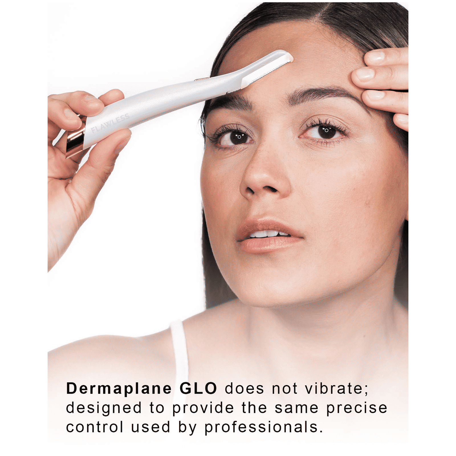 FINISHING TOUCH FLAWLESS Dermaplane Glo Rechargeable Cordless Dry Shaver for Women (German Technology, White)_6