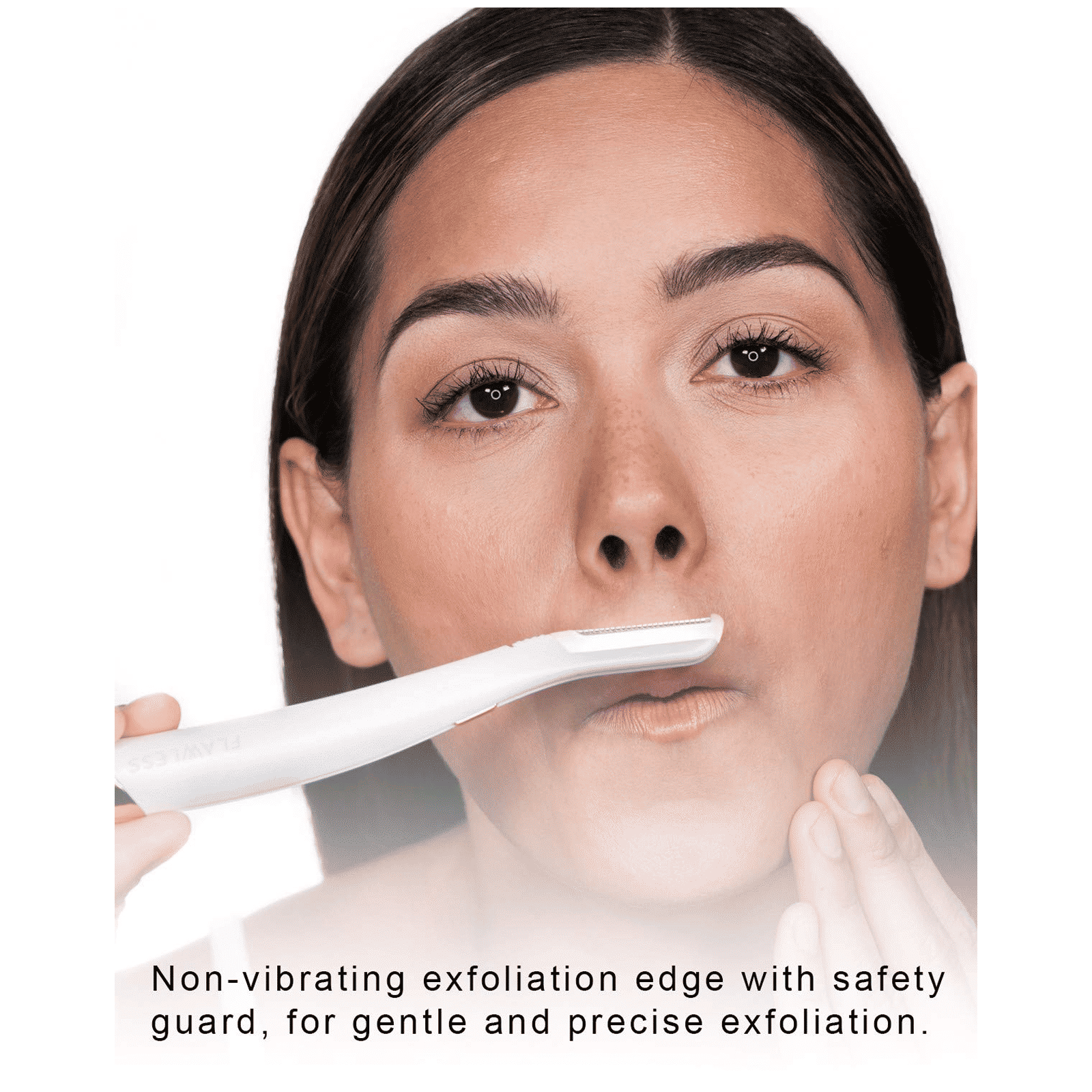 FINISHING TOUCH FLAWLESS Dermaplane Glo Rechargeable Cordless Dry Shaver for Women (German Technology, White)_7