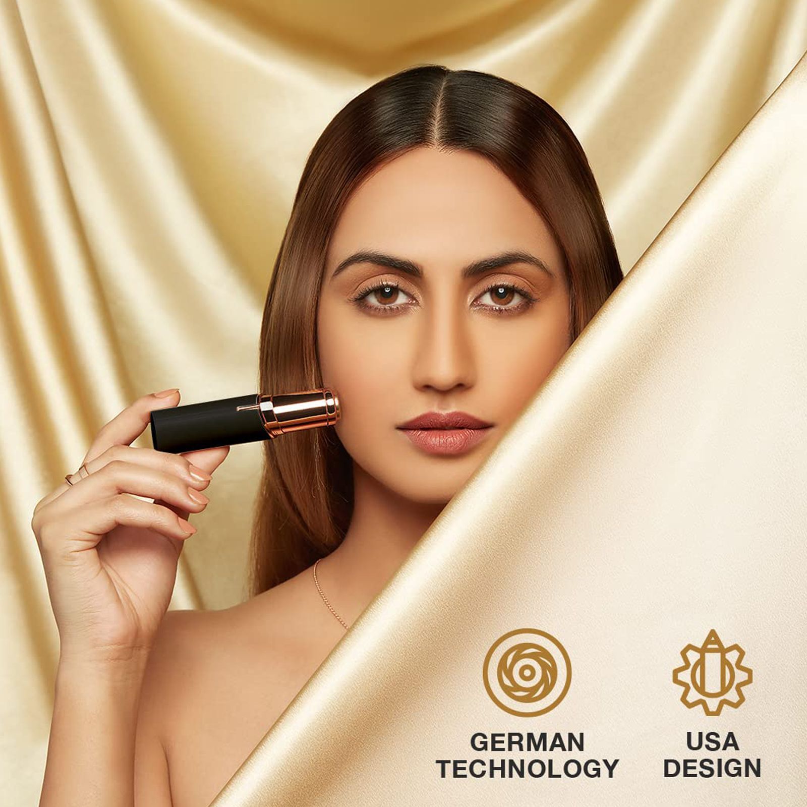 FINISHING TOUCH FLAWLESS Cordless Dry Trimmer for Face (German Technology, Black)_7