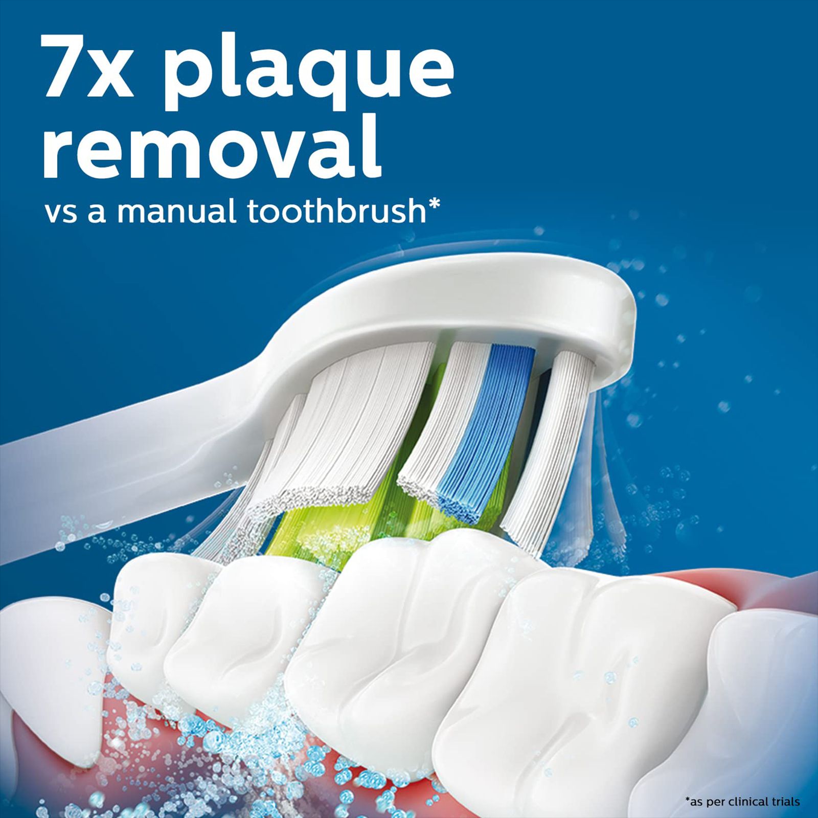 PHILIPS Sonicare ProtectiveClean 4300 Electric Toothbrush for Adults (Sonic Technology, White & Mint)_10