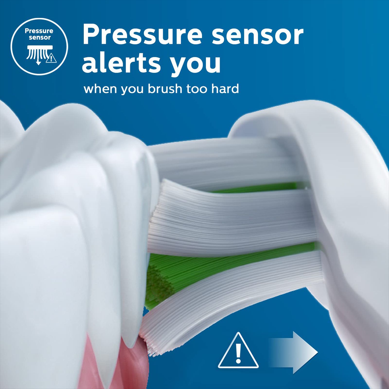 PHILIPS Sonicare ProtectiveClean 4300 Electric Toothbrush for Adults (Sonic Technology, White & Mint)_8