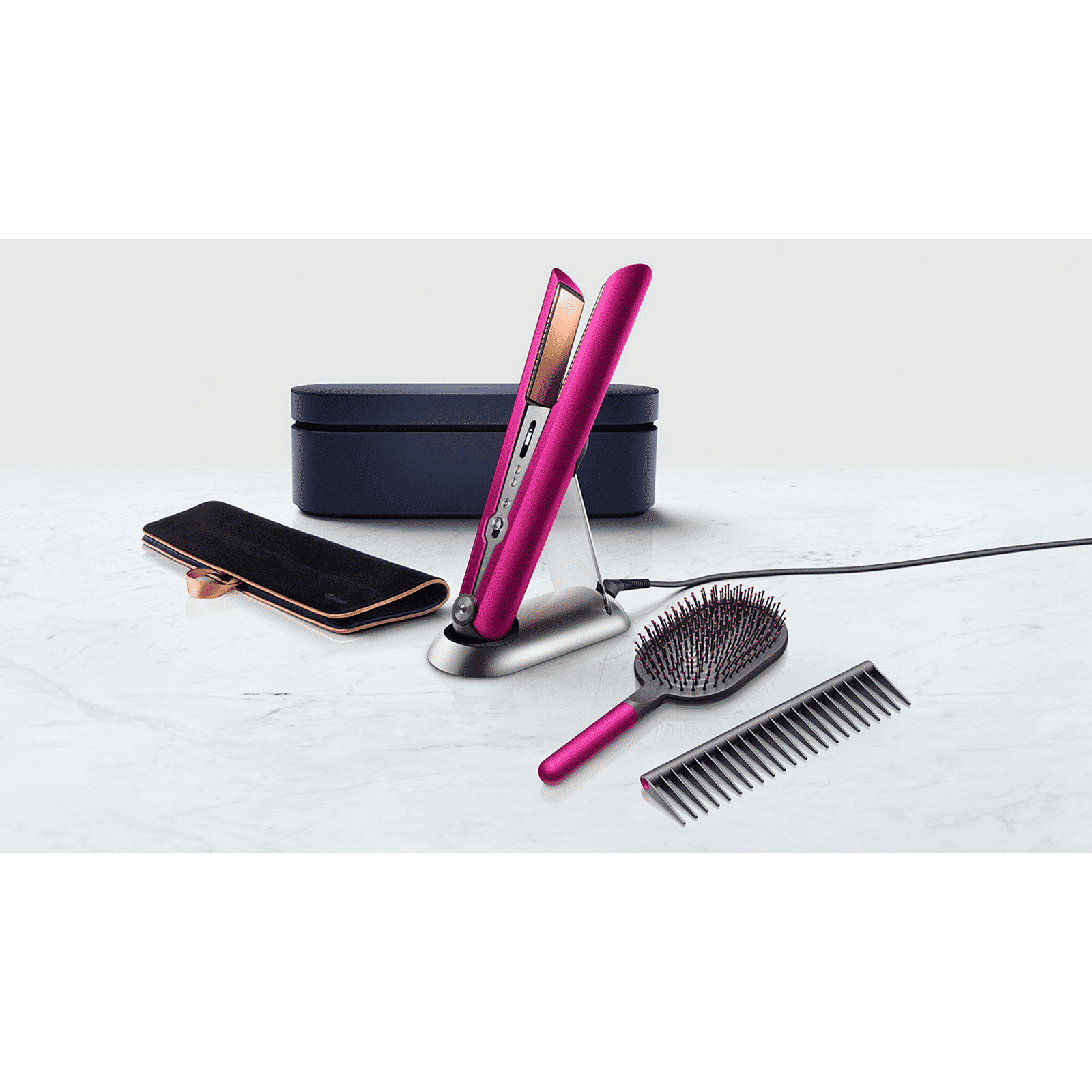 dyson Corrale Rechargeable Hair Straightener with Intelligent Heat Control (Copper Plates, Fuchsia & Bright Nickel)_7