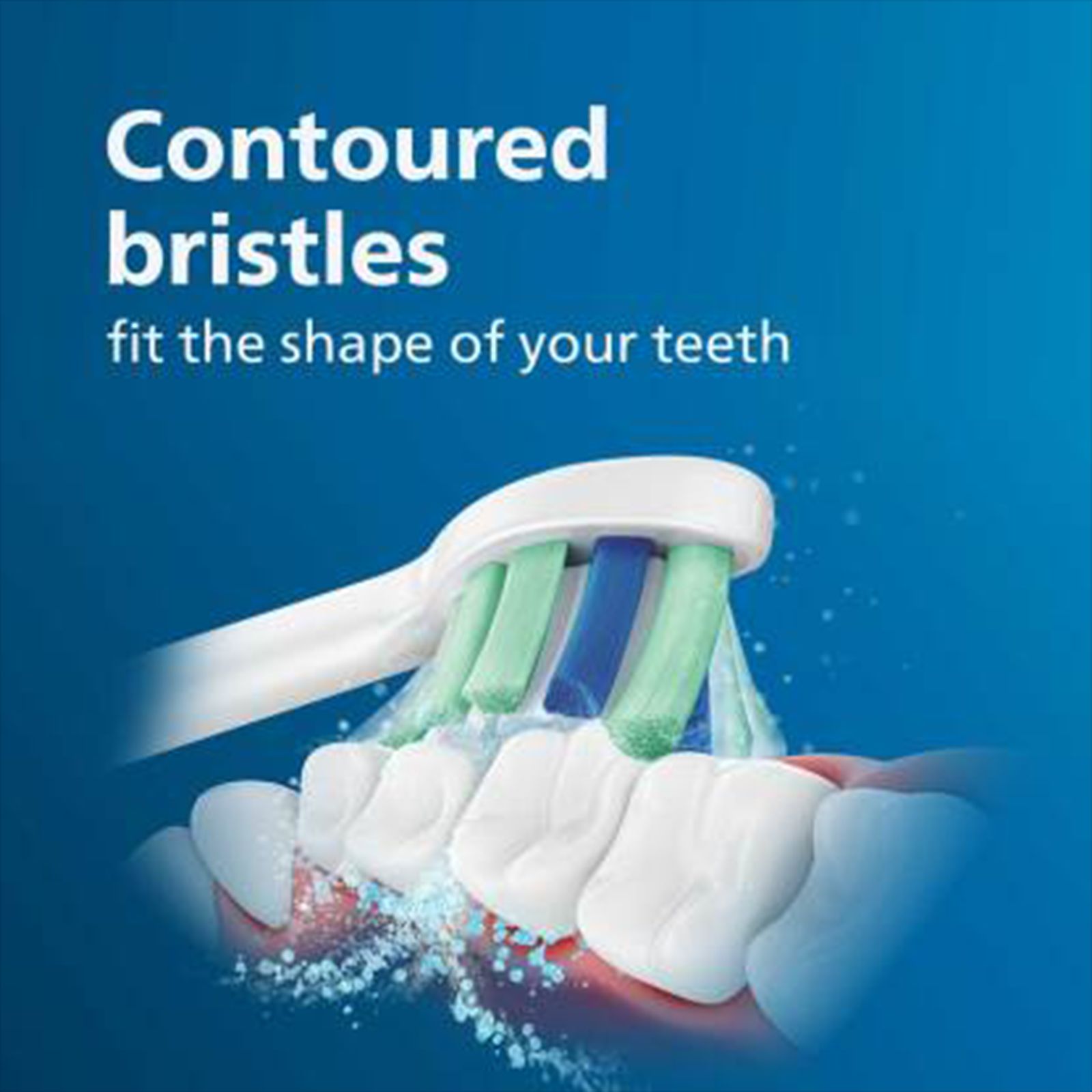 PHILIPS Sonicare C2 Electric Toothbrush with 2 Replacement Brush head for Adults (Sonic Technology, White)_13