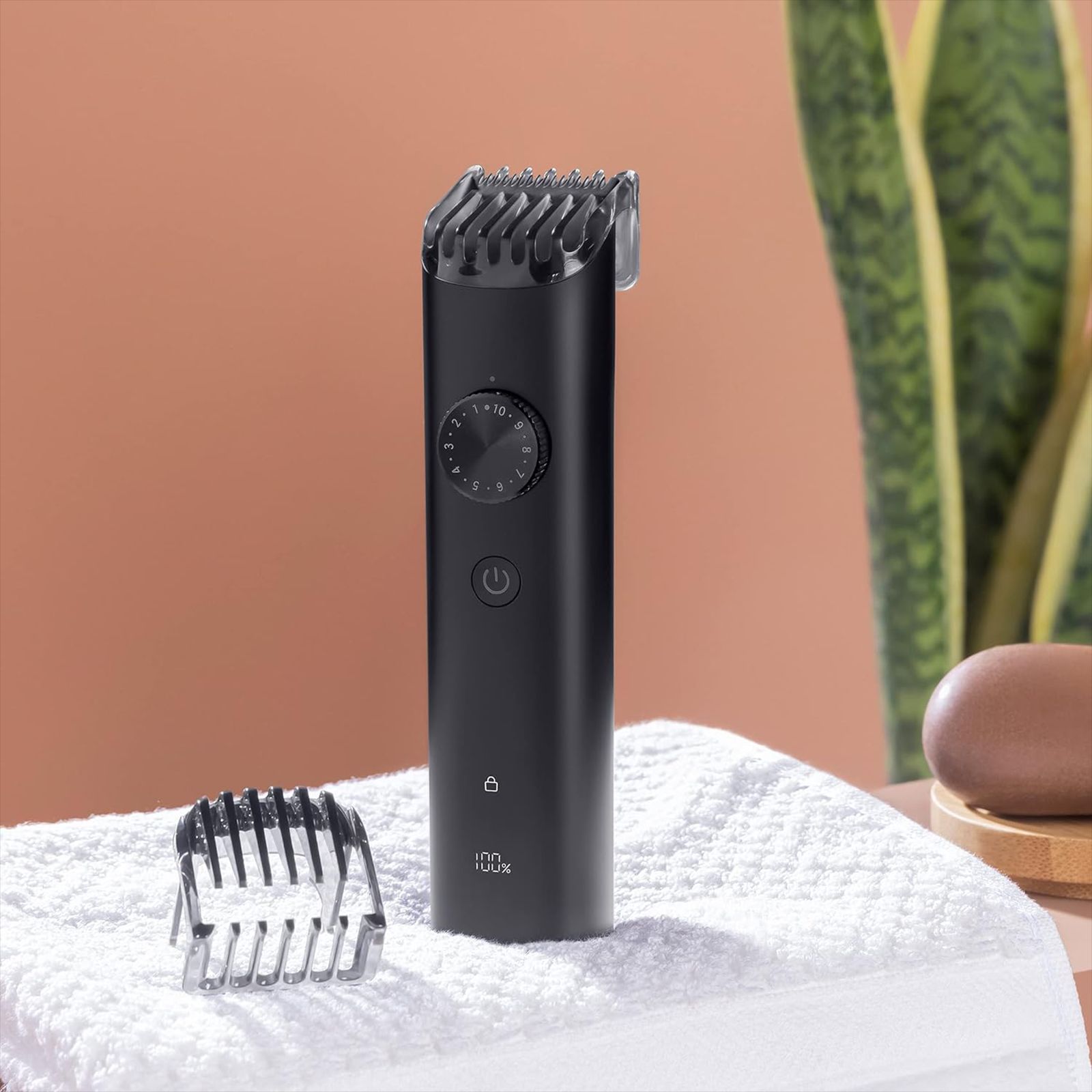 Xiaomi 2 Rechargeable Corded & Cordless Dry Trimmer for Beard & Moustache with 40 Length Settings for Men (90mins Runtime, IPX7 Waterproof, Black)_13