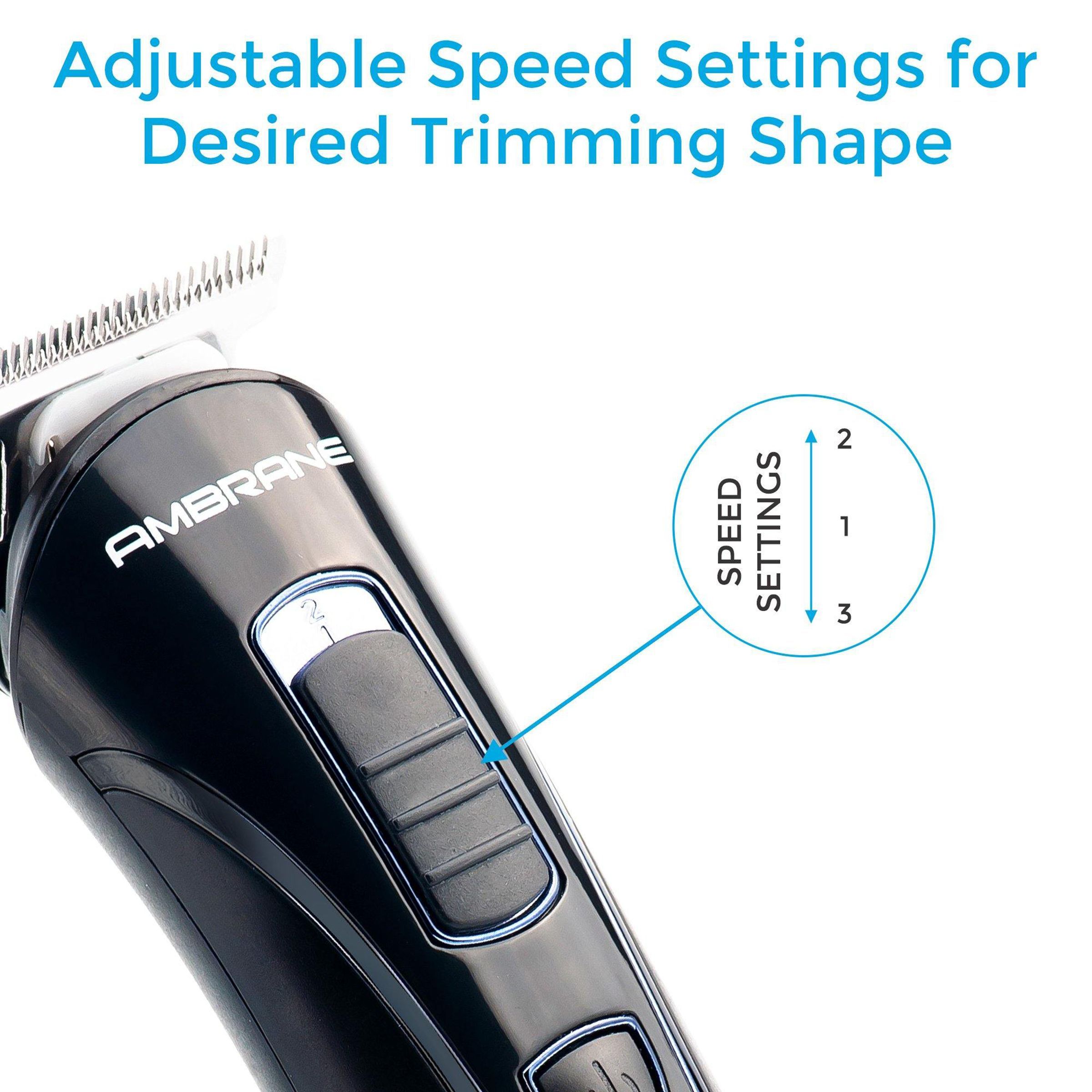 ambrane Cruiser 5-in-1 Rechargeable Cordless Grooming Kit for Face & Body for Men (60mins Runtime, Rapid Charging, Black)_2