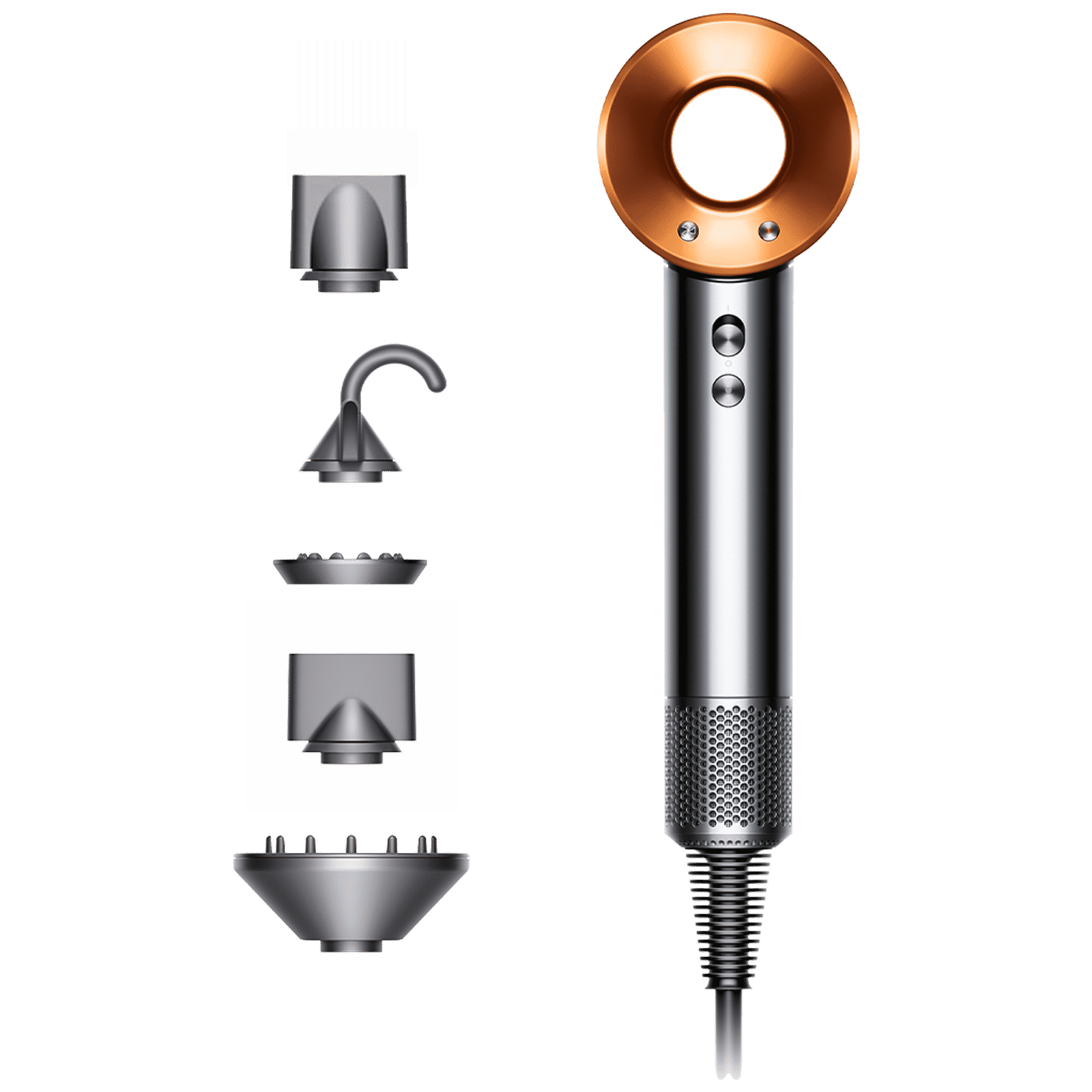 dyson Supersonic Hair Dryer with 4 Heat Settings & Cold Blast (Air Multiplier Technology, Nickel & Copper)_7