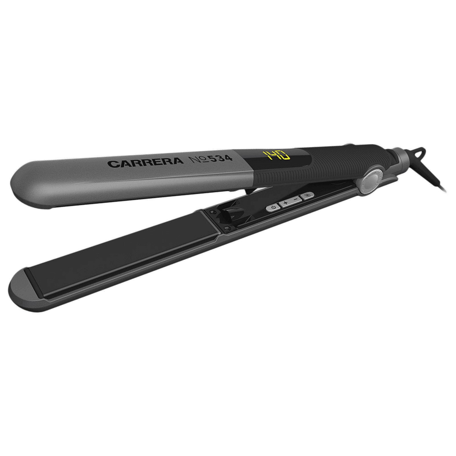 CARRERA Professional Hair Straightener with Permanent Ionisation (Ceramic Plates, Grey)_1