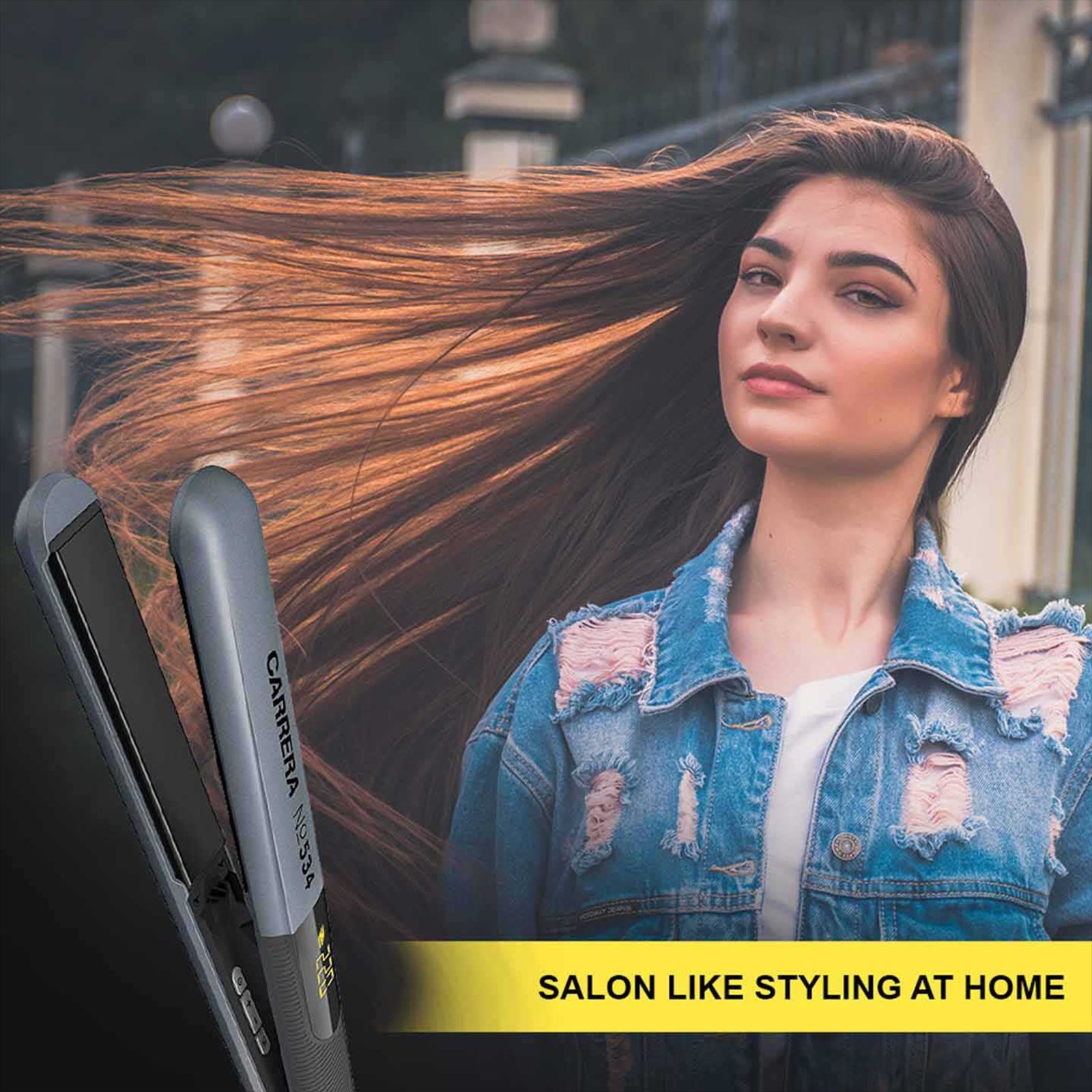 CARRERA Professional Hair Straightener with Permanent Ionisation (Ceramic Plates, Grey)_12