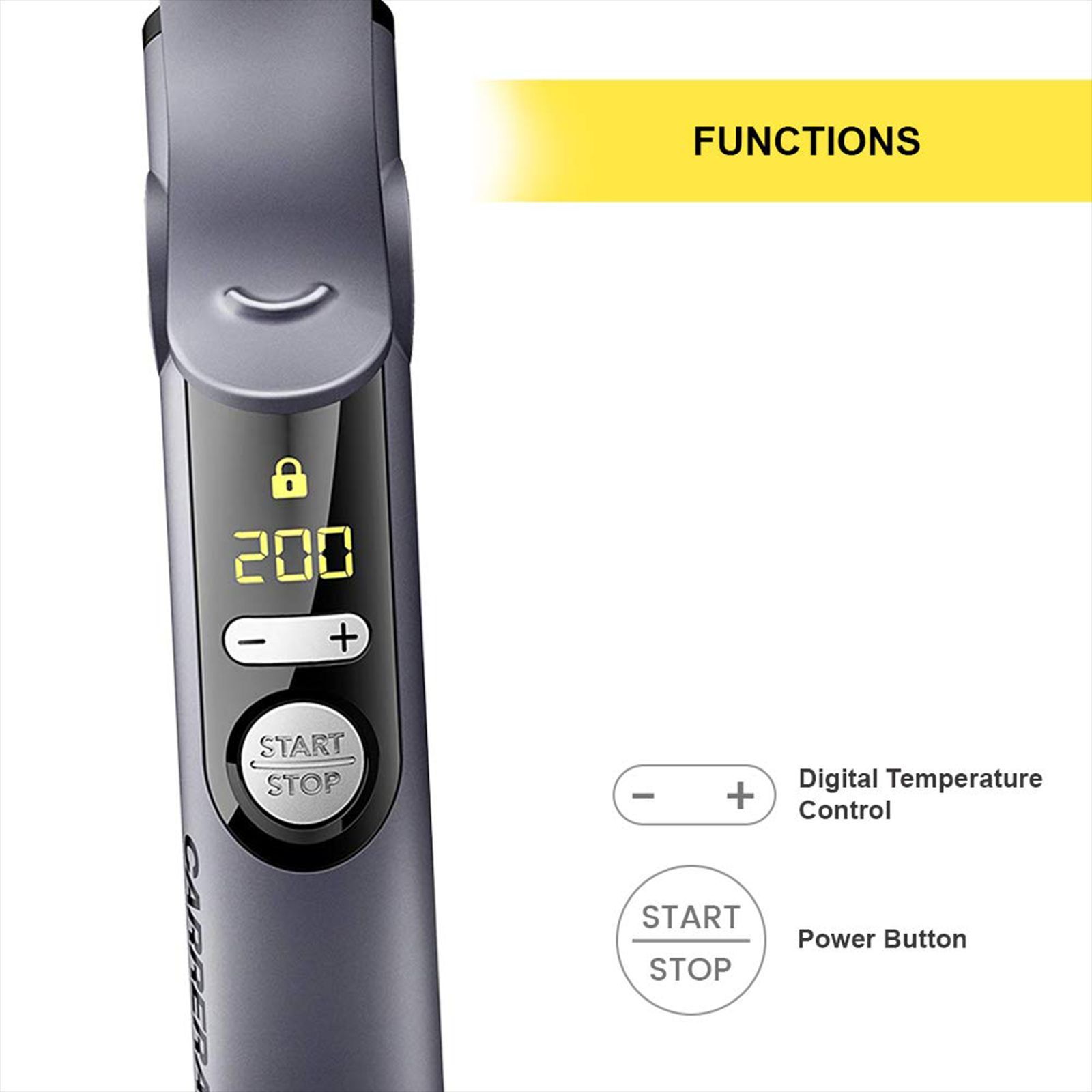 CARRERA Professional Hair Styler with Ionic Technology (Cool Touch Tip, Black)_7