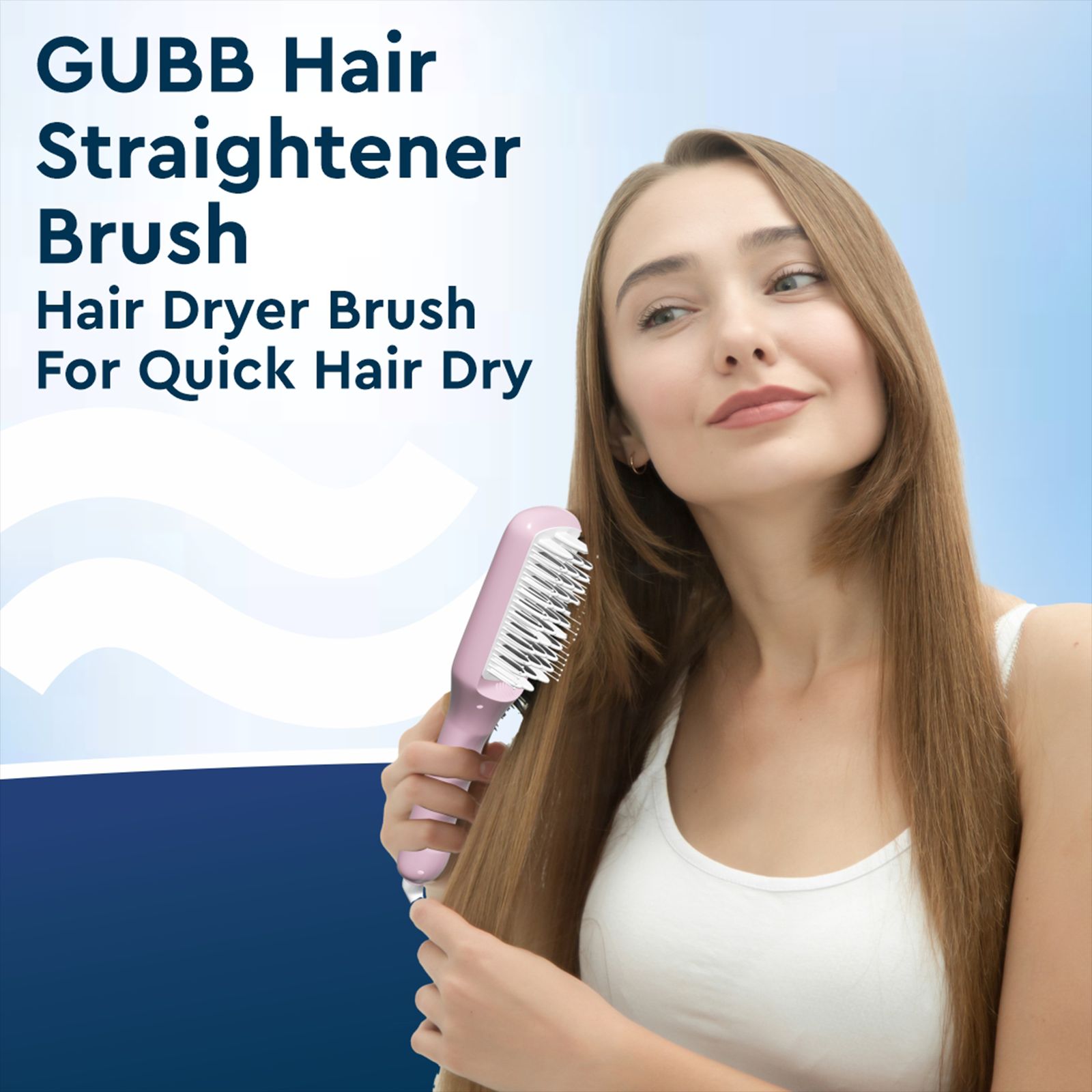 GUBB GB-705Y Hair Straightener with Automatic Shut Off (Ceramic Plates, Pink)_9