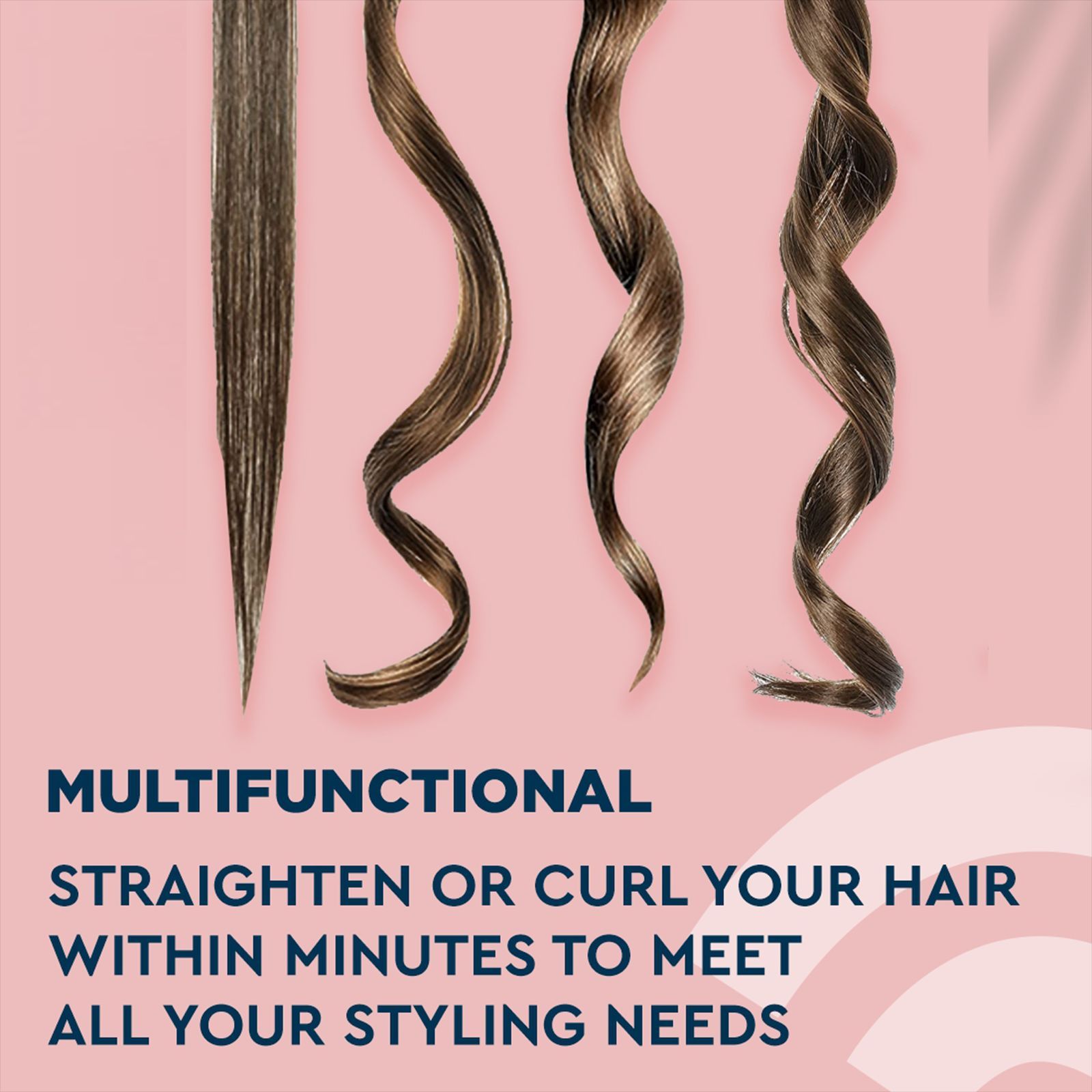 GUBB GB-007 2-in-1 Hair Styler with Ceramic Coating Technology (Cool Touch Tip, Pink)_10