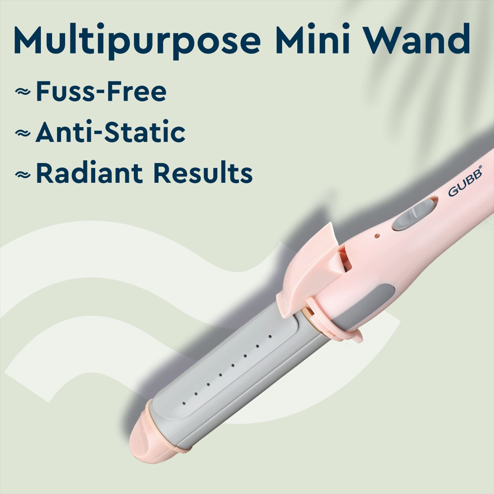 GUBB GB-007 2-in-1 Hair Styler with Ceramic Coating Technology (Cool Touch Tip, Pink)_12