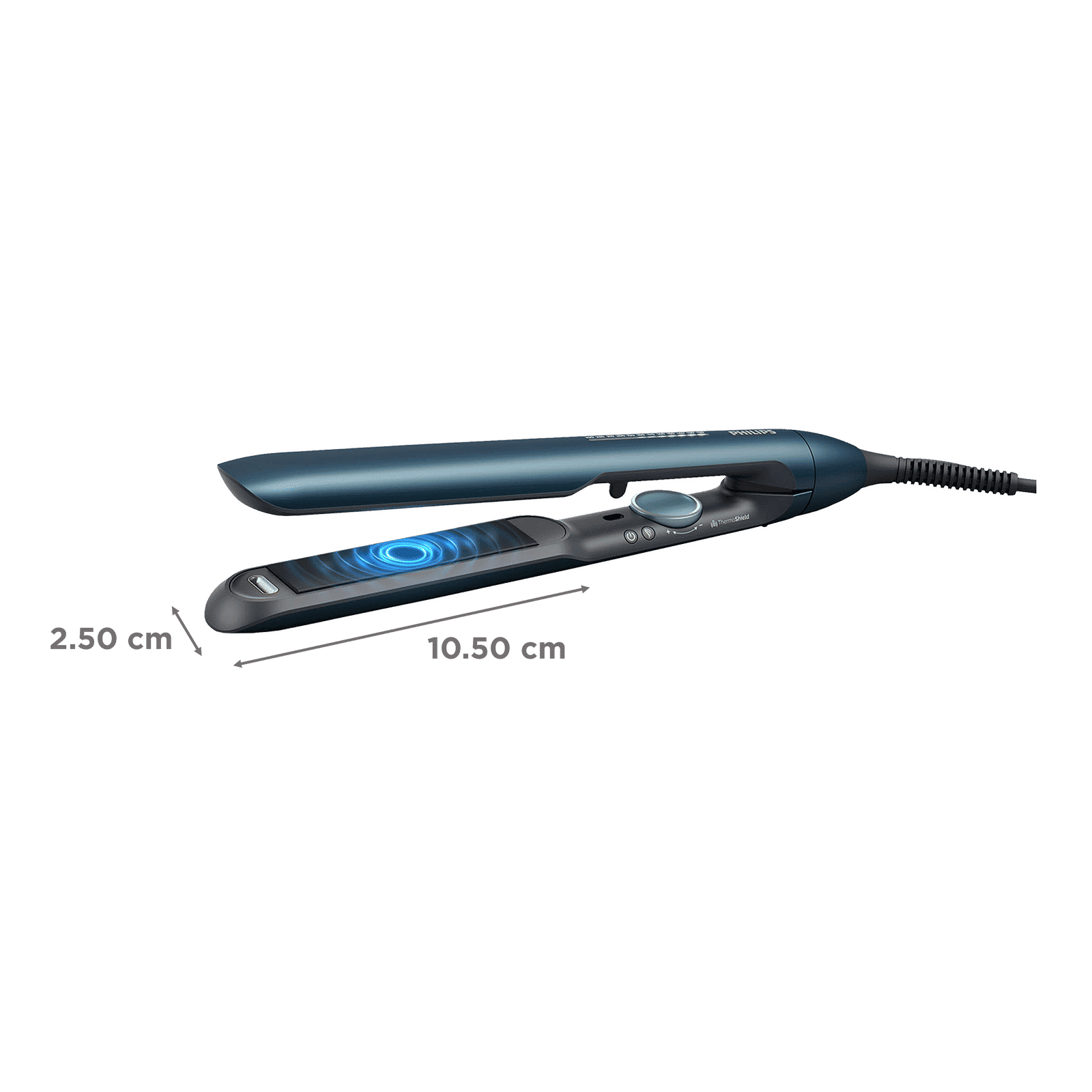PHILIPS 7000 Series Hair Straightener with ThermoShield Technology (Ceramic Plates, Teal Metallic)_2