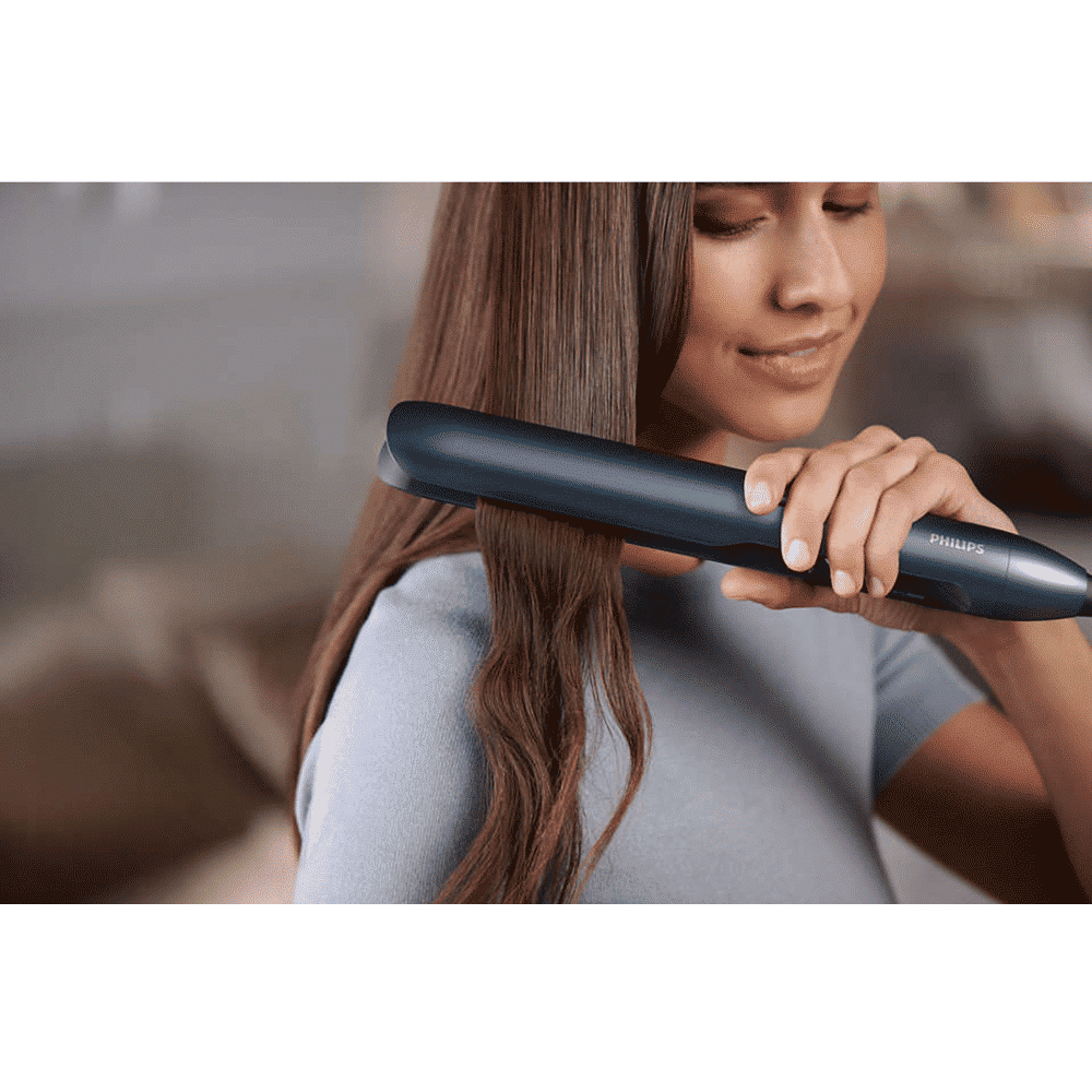 PHILIPS 7000 Series Hair Straightener with ThermoShield Technology (Ceramic Plates, Teal Metallic)_4