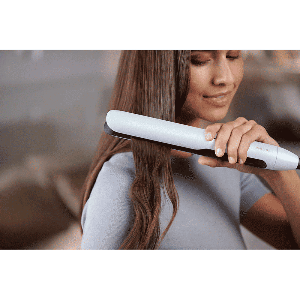 PHILIPS 5000 Series Hair Straightener with Thermo Protect Technology (Ceramic Plates, Pale Sky Blue)_4