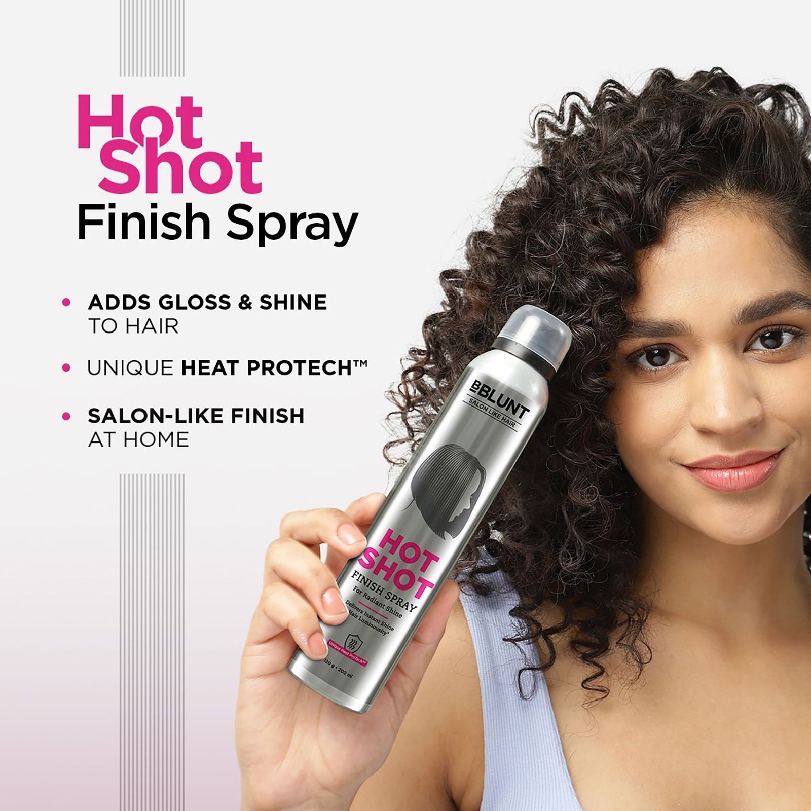 Bblunt Hot Shot 200ml Hair Spray (Radiant Shine, Multi Color)_6