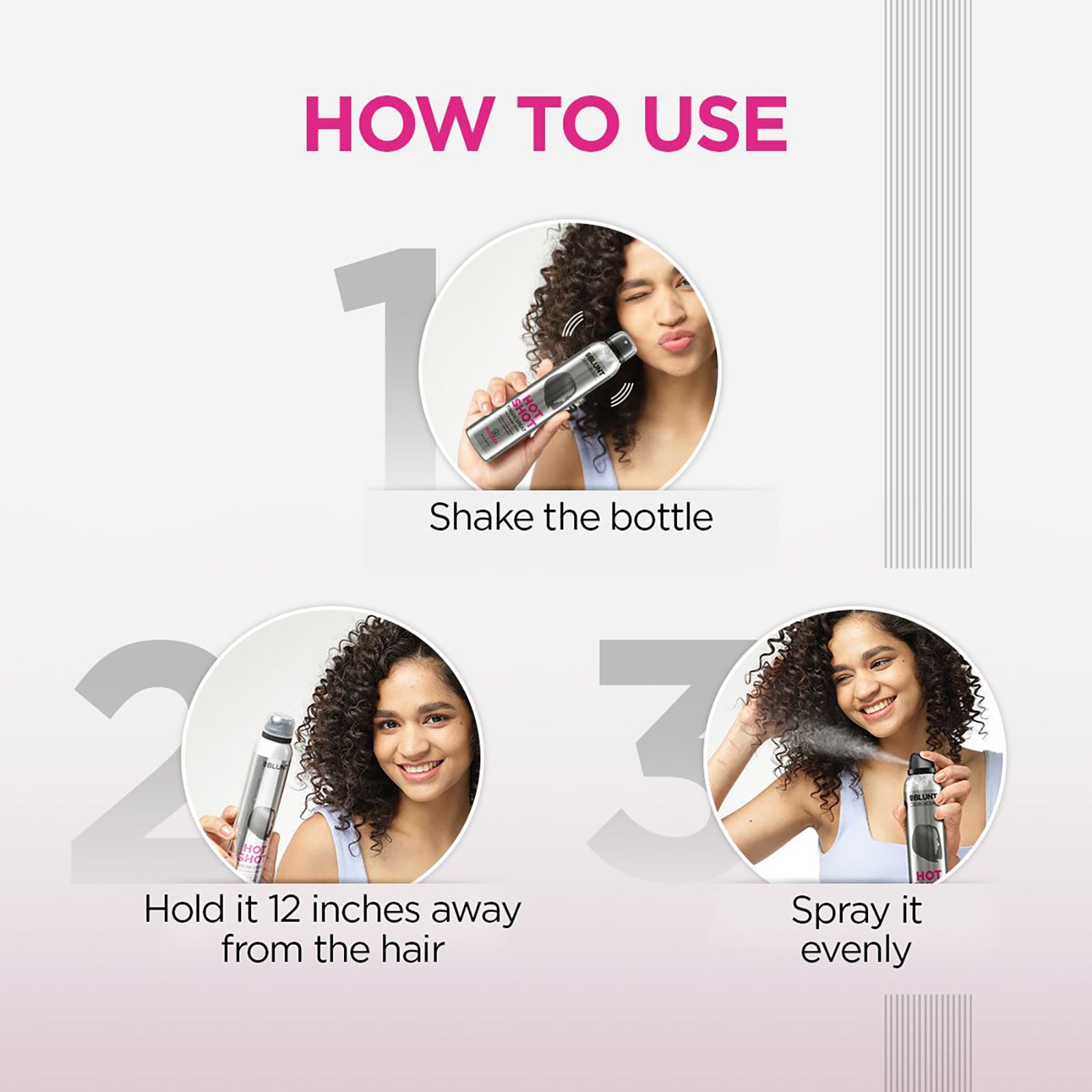 Bblunt Hot Shot 200ml Hair Spray (Radiant Shine, Multi Color)_7