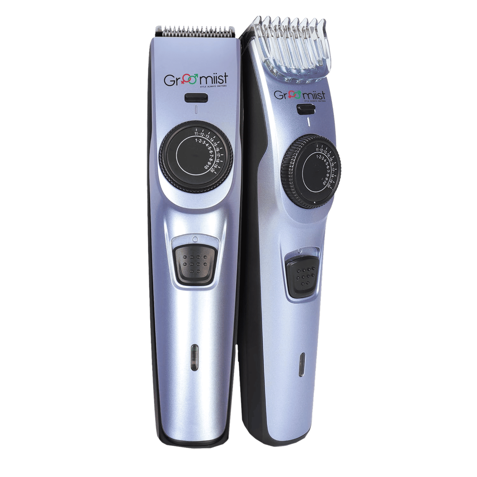 Groomiist Copper Series Rechargeable Cordless Dry Trimmer for Hair Clipping, Beard & Moustache with 20 Length Settings for Men (60min Runtime, LED Indicator, Purple & Black)_13