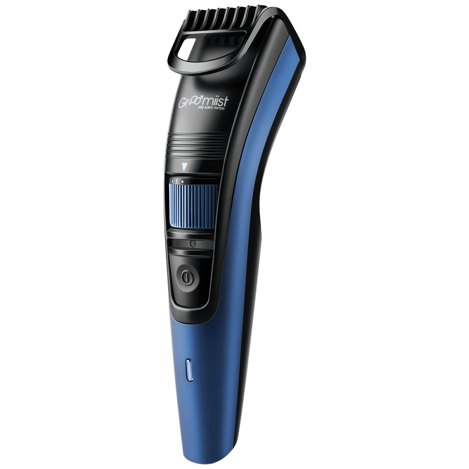 Groomiist Copper Series Rechargeable Corded & Cordless Wet & Dry Trimmer for Beard & Moustache with 20 Length Settings for Men (90min Runtime, LED Indicator, Black & Blue) Groomiist Copper Series Rechargeable Corded & Cordless Wet & Dry Trimmer for Beard & Moustache with 20 Length Settings for Men (90min Runtime, LED Indicator, Black & Blue)_1