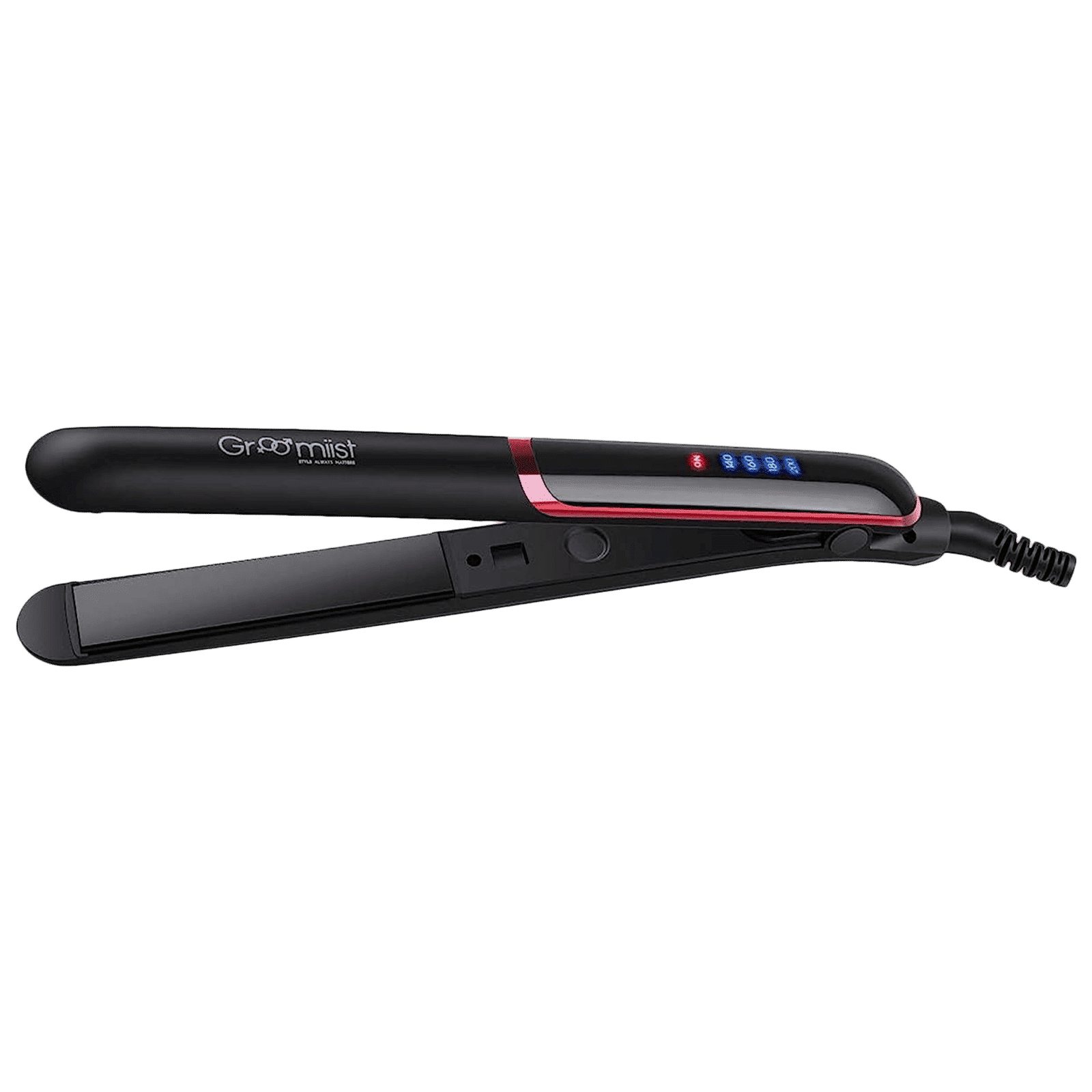 Groomiist Gold Series Hair Straightener with Safety Lock Function (Ceramic Plates, Black)_1