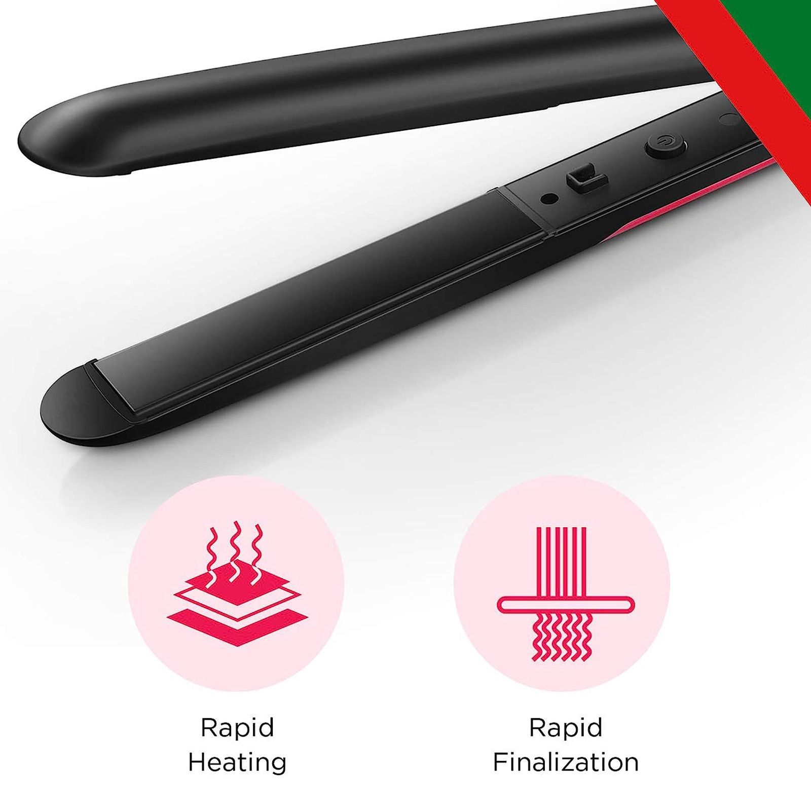 Groomiist Gold Series Hair Straightener with Safety Lock Function (Ceramic Plates, Black)_6