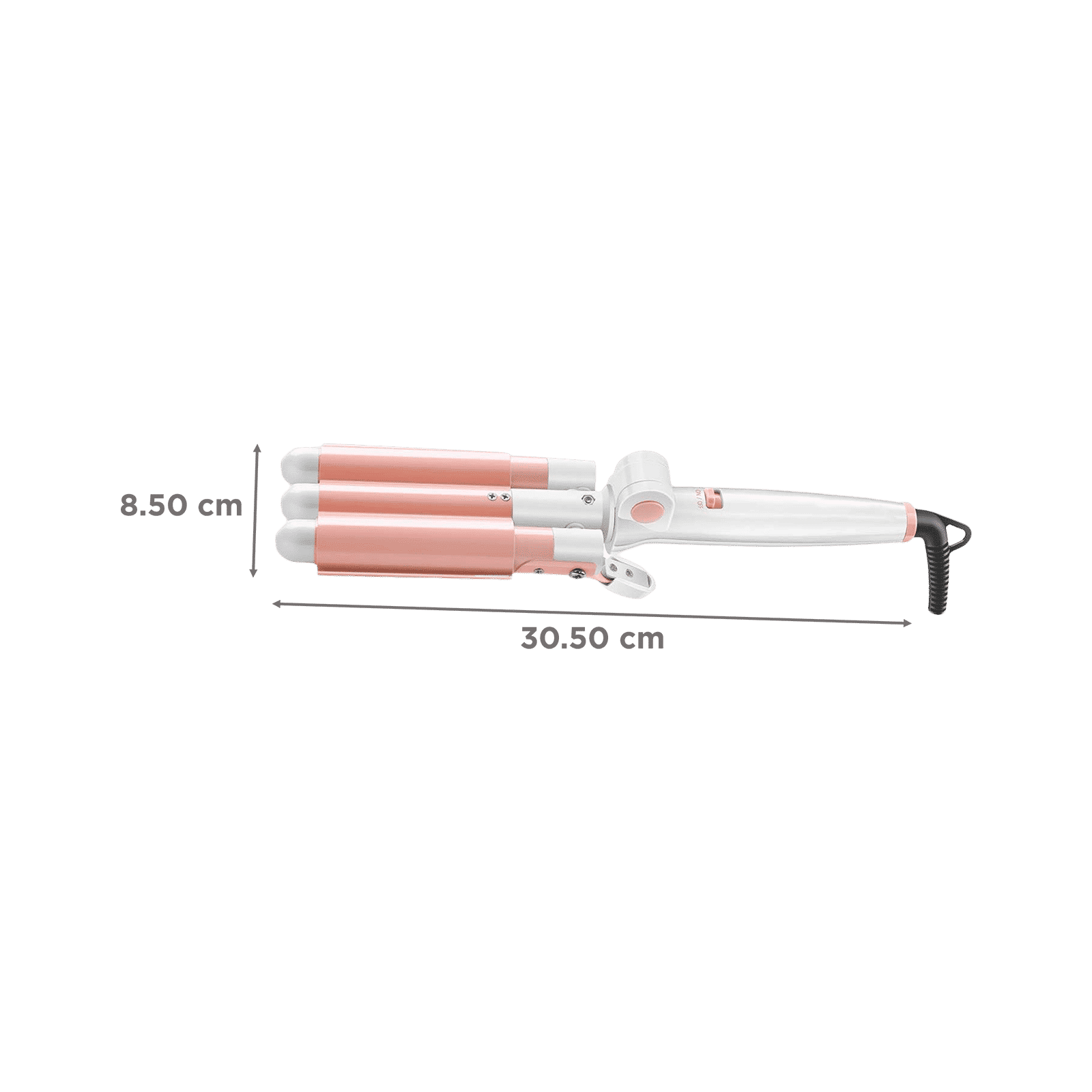 Groomiist Professional Series 3 Hair Styler with LCD Display (Folding Lock Button, Pink)_2