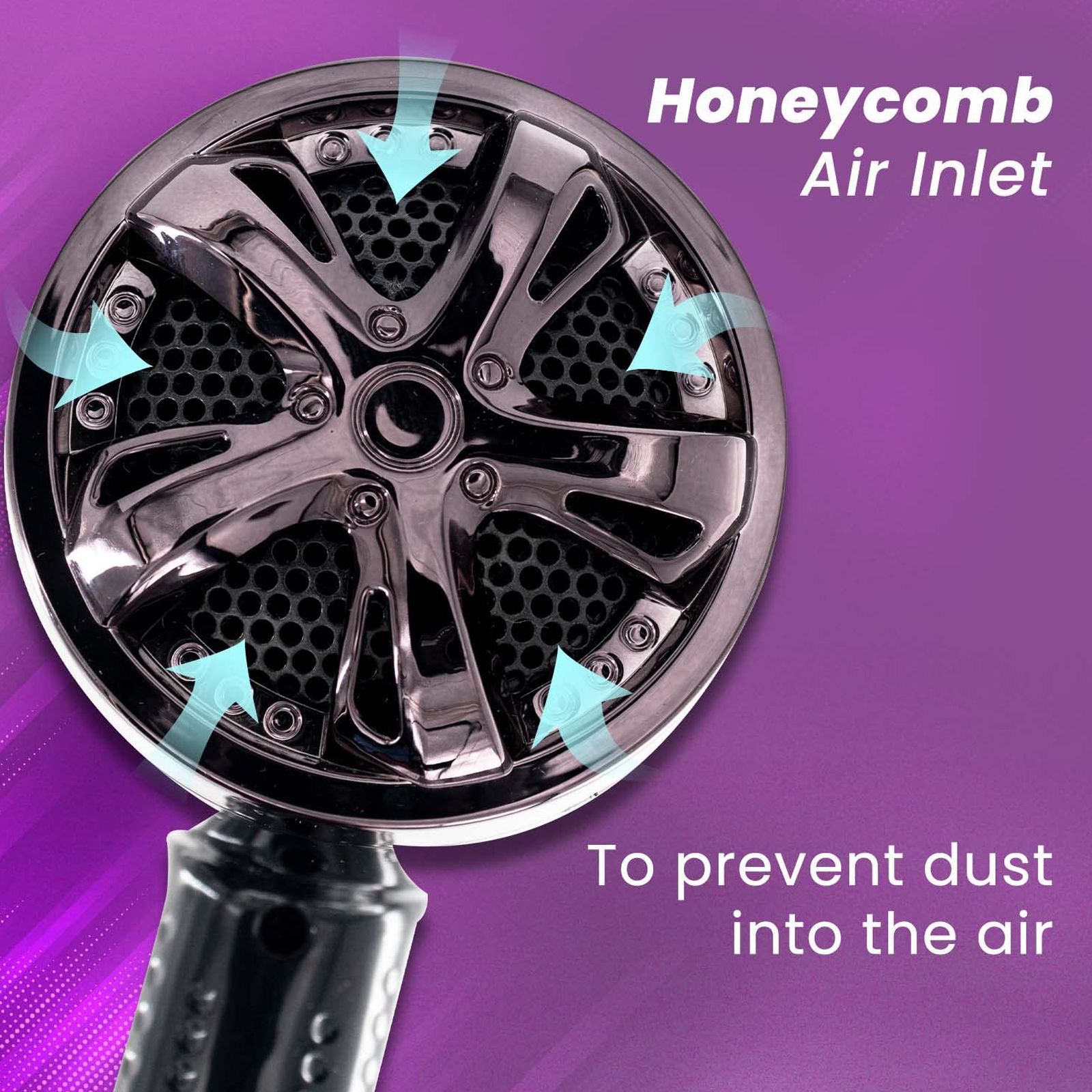 AGARO Turbo Pro Hair Dryer with 3 Heat Settings & Cool Shot (Diffuser, Black)_5