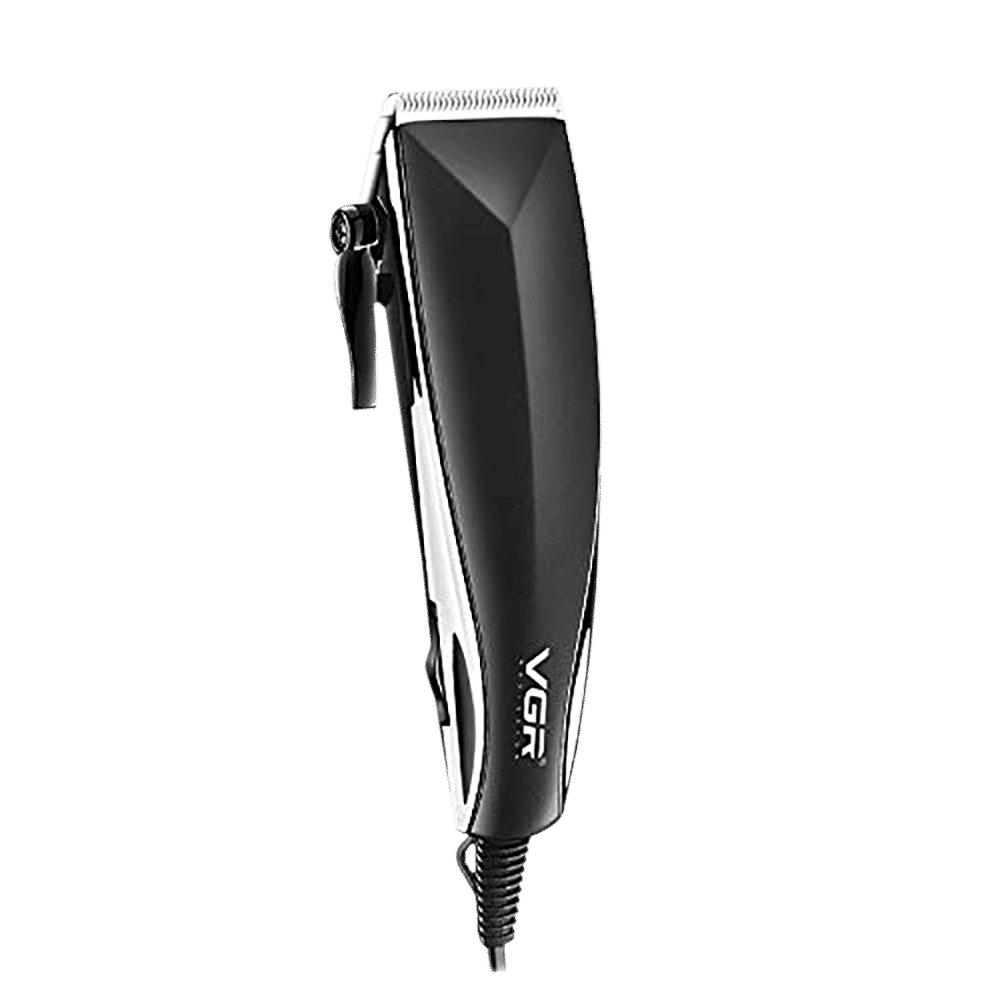 VGR V-033 Corded Dry Trimmer for Hair Clipping, Beard, Moustache & Body Grooming with 4 Length Settings for Men (Low Noise, Black)_3
