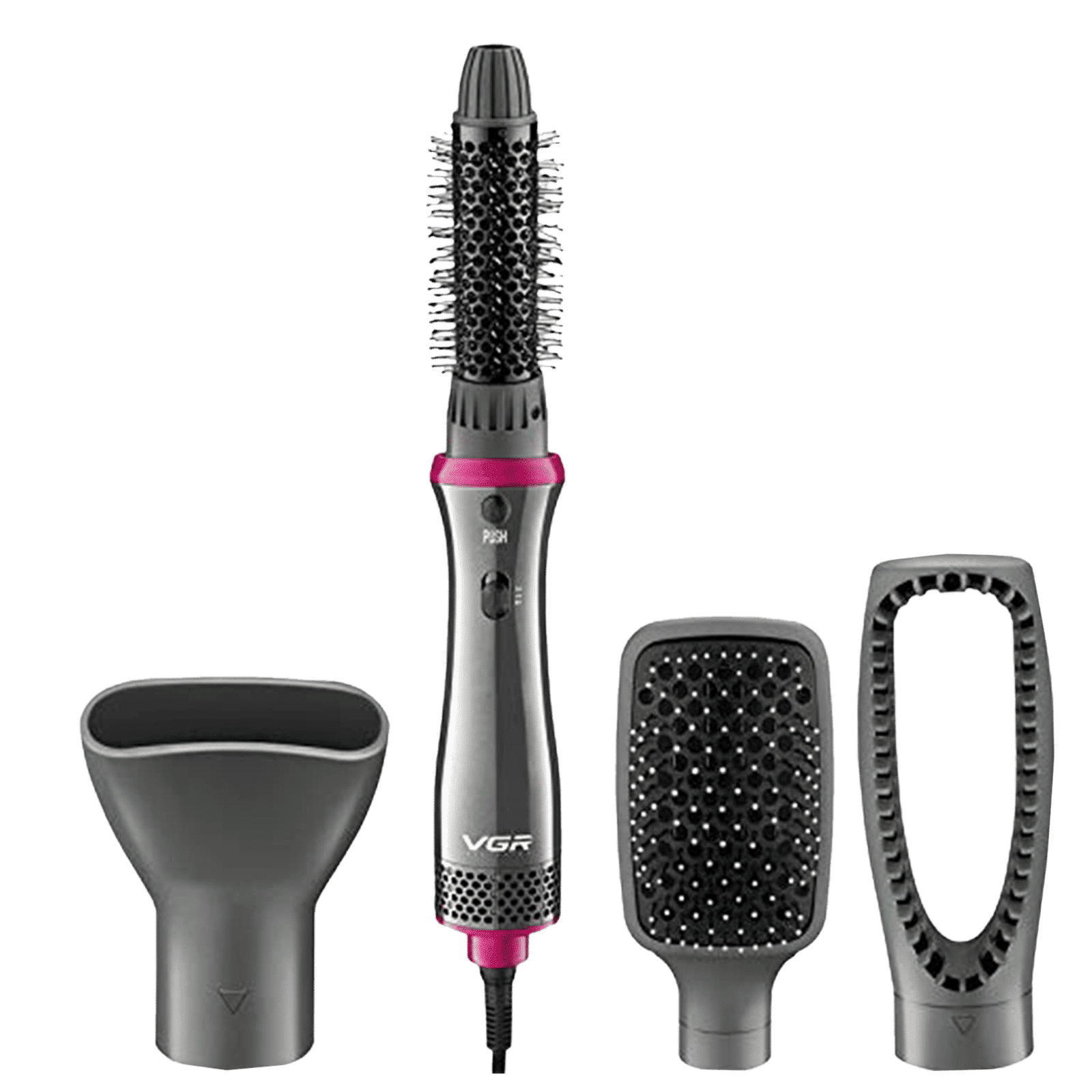 VGR Professional Salon Series 4-in-1 Hair Styler with Advanced Natural Drying Technology (360 Degree Airflow, Black)_1